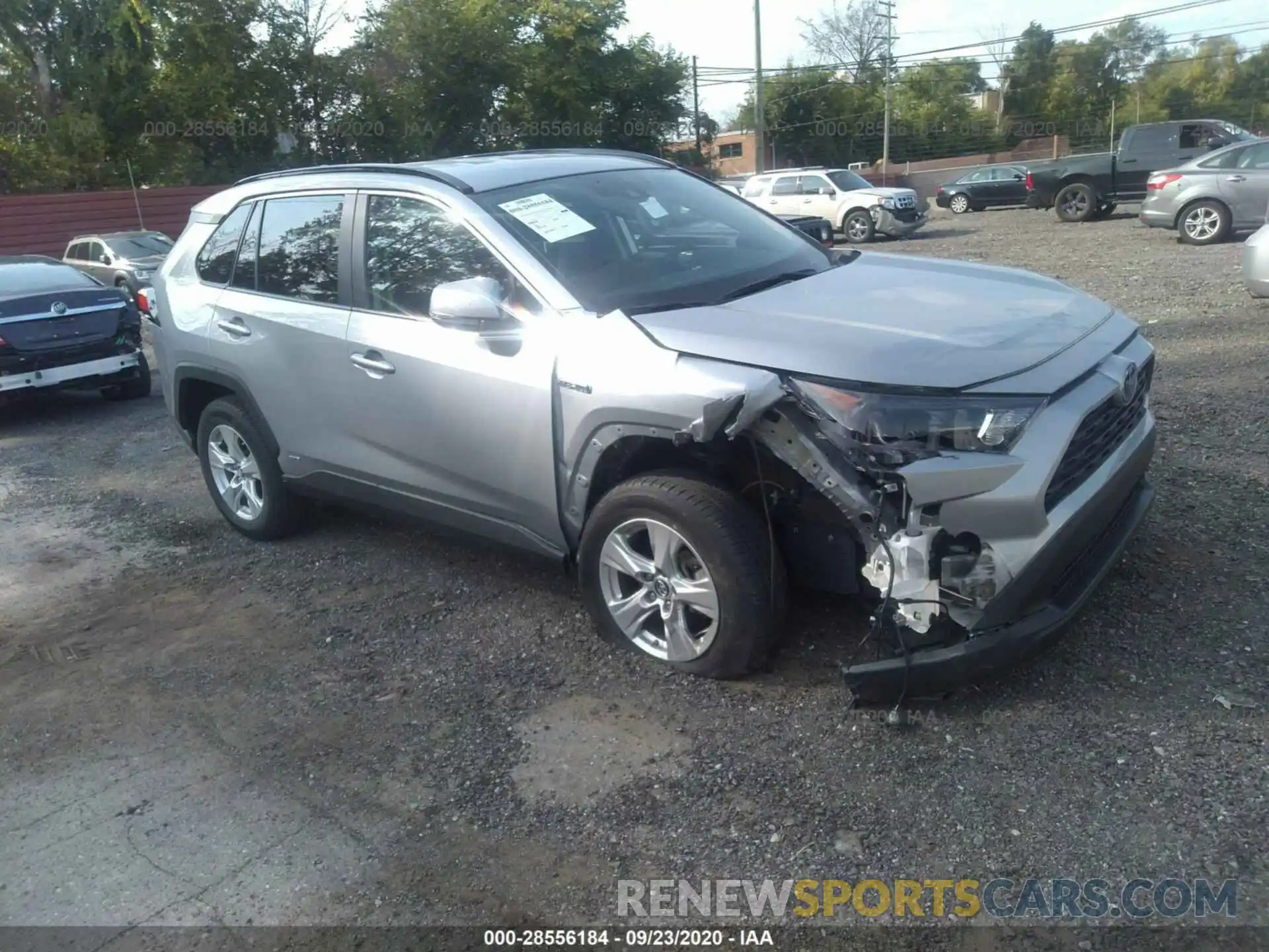 1 Photograph of a damaged car 2T3MWRFV0KW039516 TOYOTA RAV4 2019