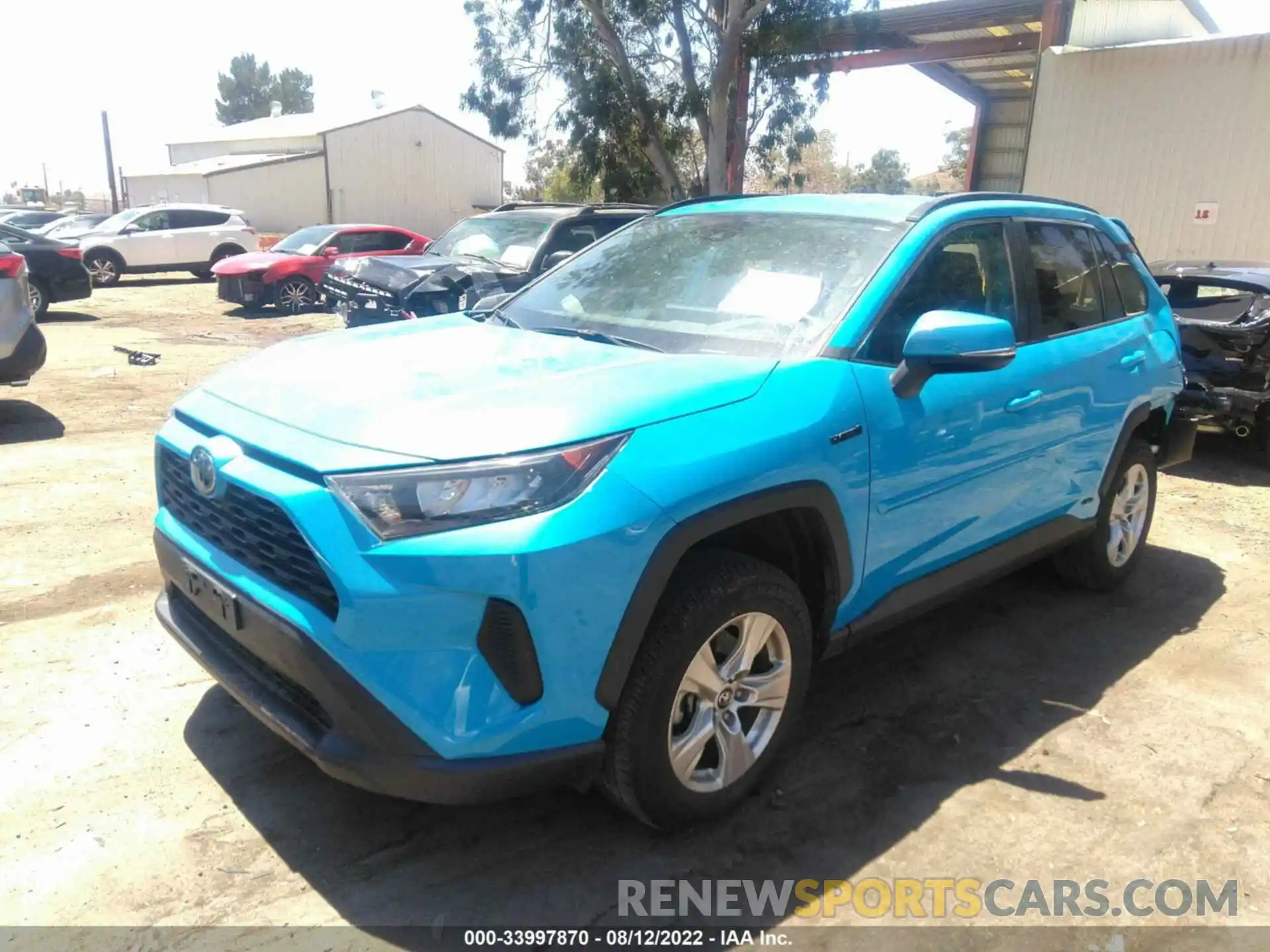 2 Photograph of a damaged car 2T3MWRFV0KW042951 TOYOTA RAV4 2019