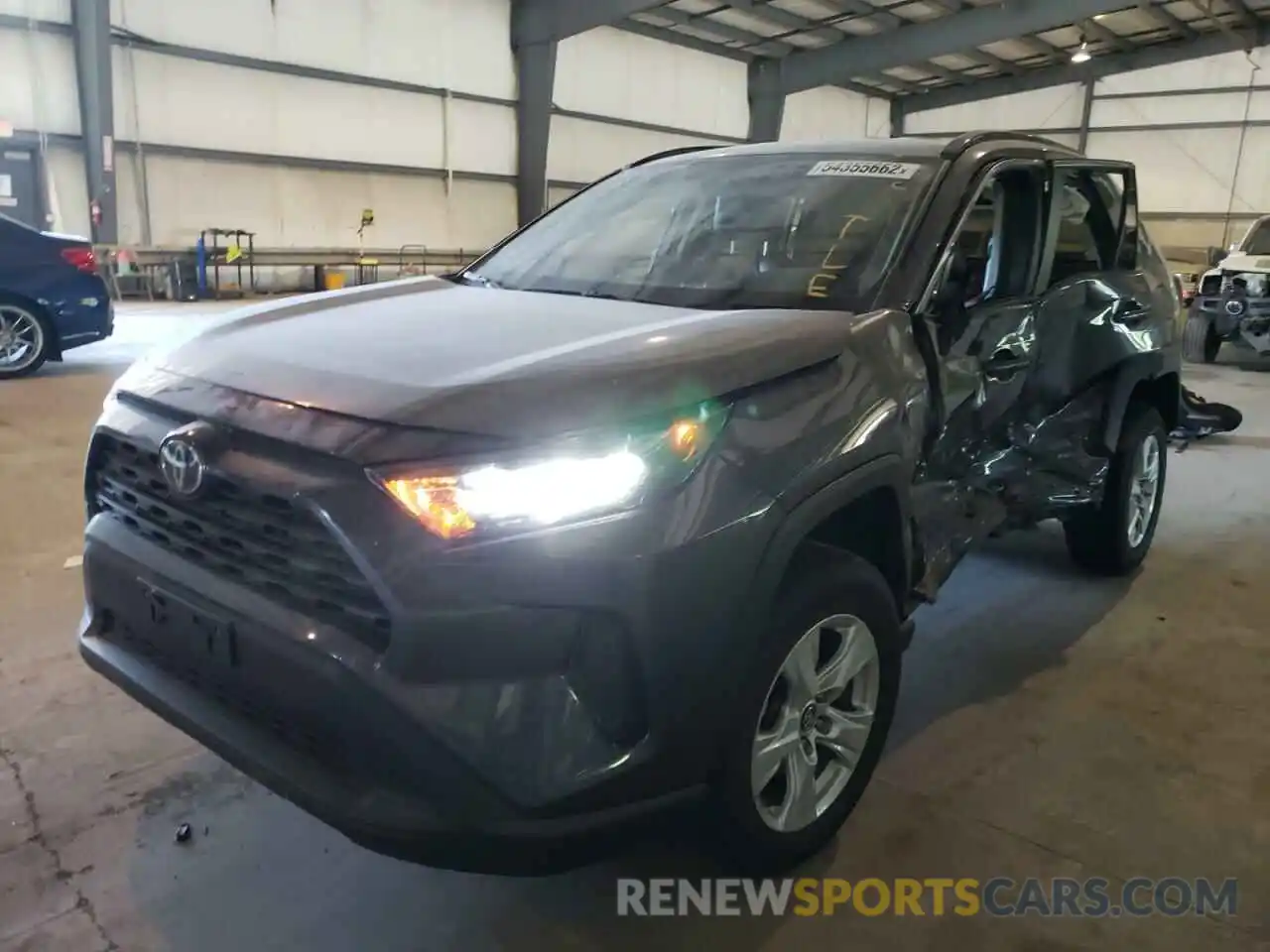 2 Photograph of a damaged car 2T3MWRFV1KW009909 TOYOTA RAV4 2019