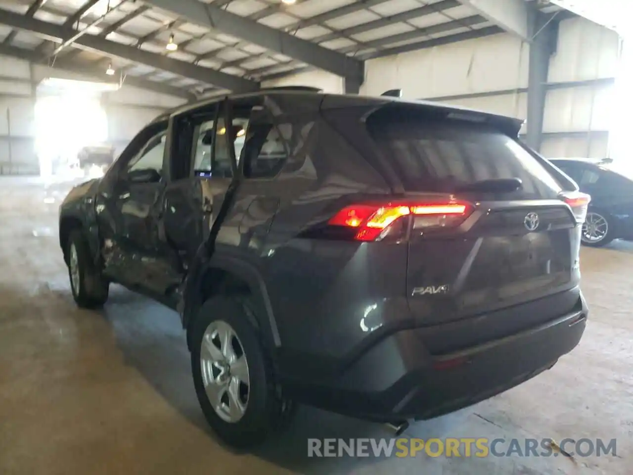 3 Photograph of a damaged car 2T3MWRFV1KW009909 TOYOTA RAV4 2019