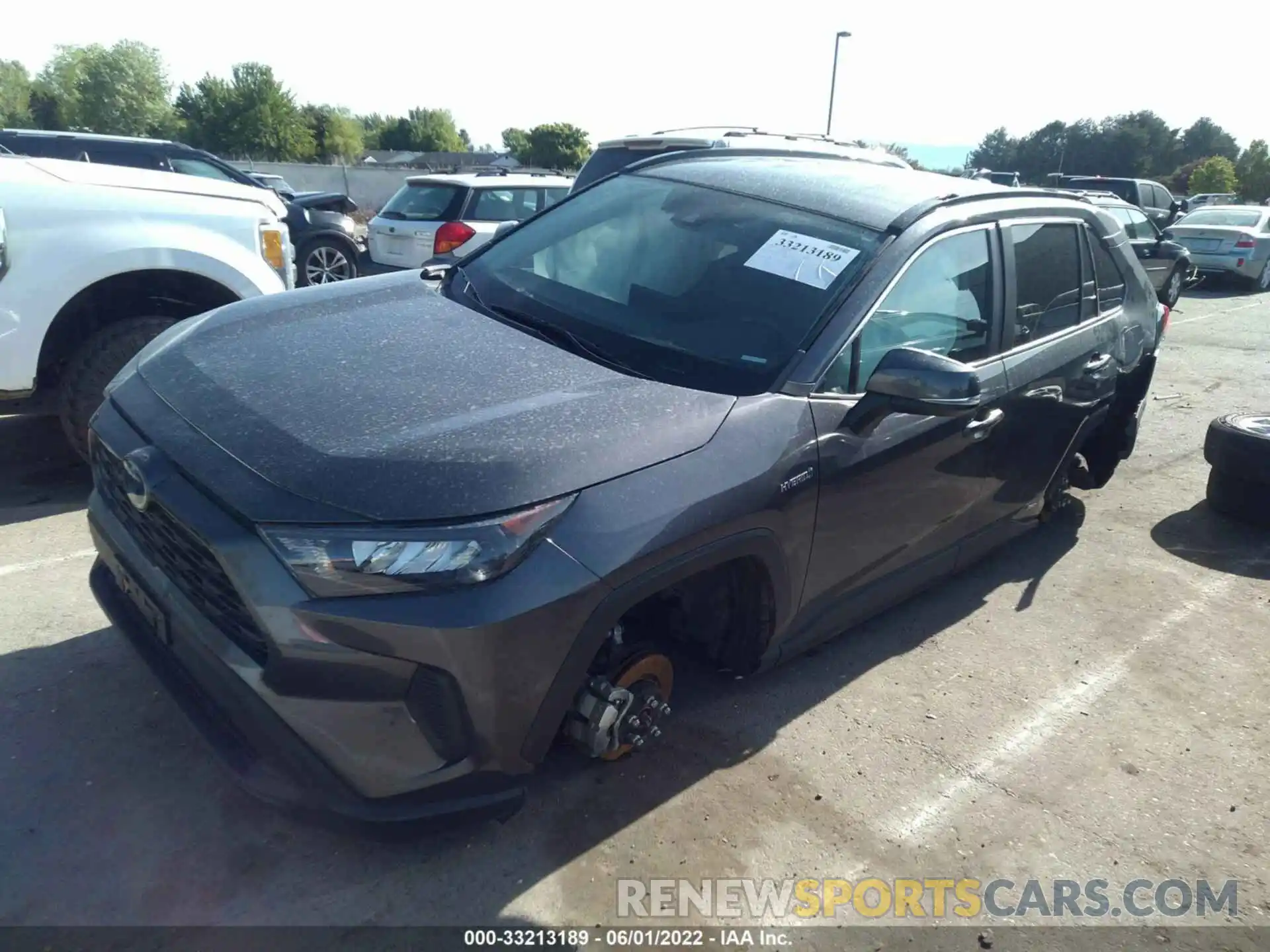 2 Photograph of a damaged car 2T3MWRFV1KW030954 TOYOTA RAV4 2019