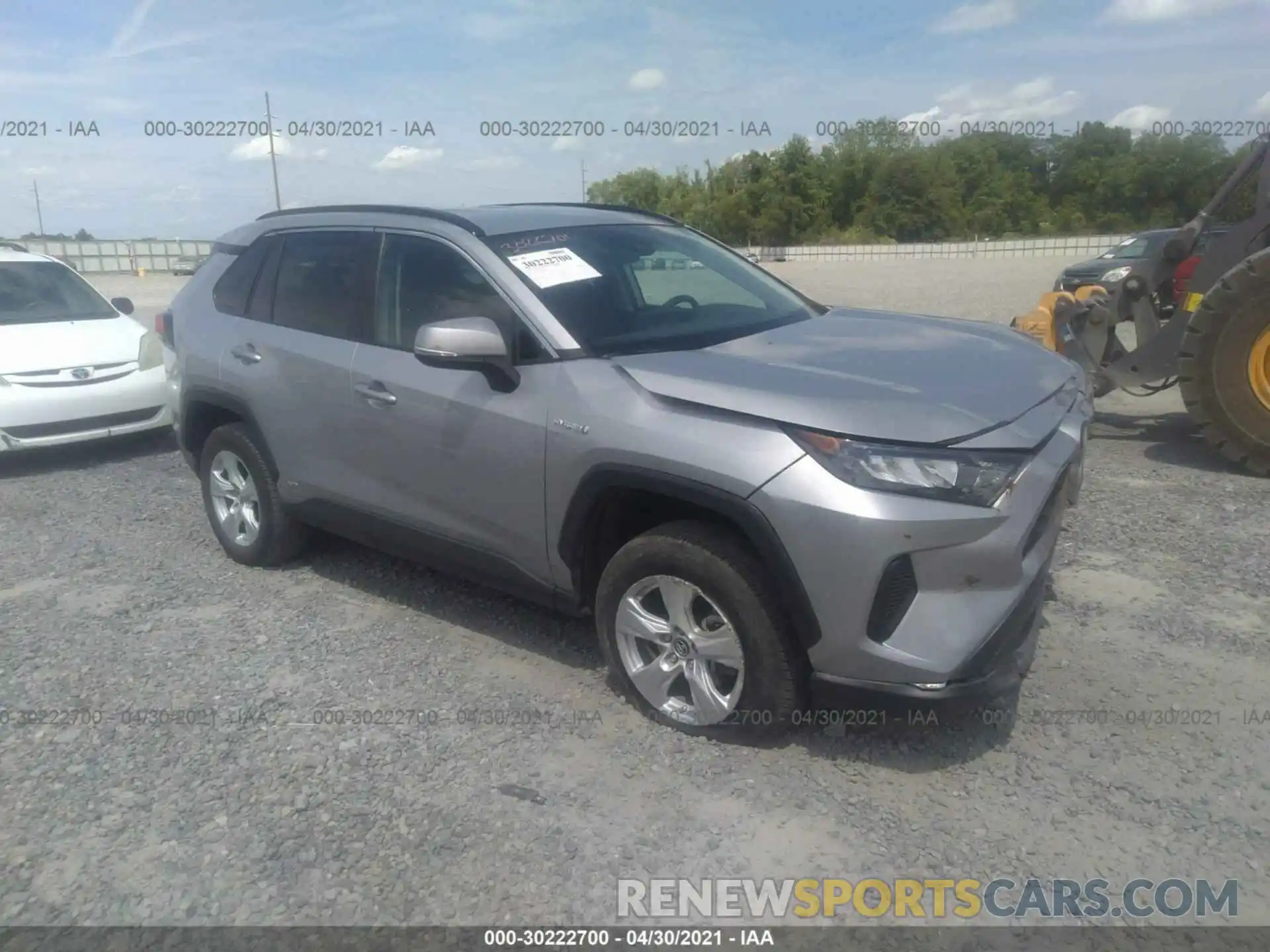 1 Фотография поврежденного автомобиля 2T3MWRFV1KW041596 TOYOTA RAV4 2019