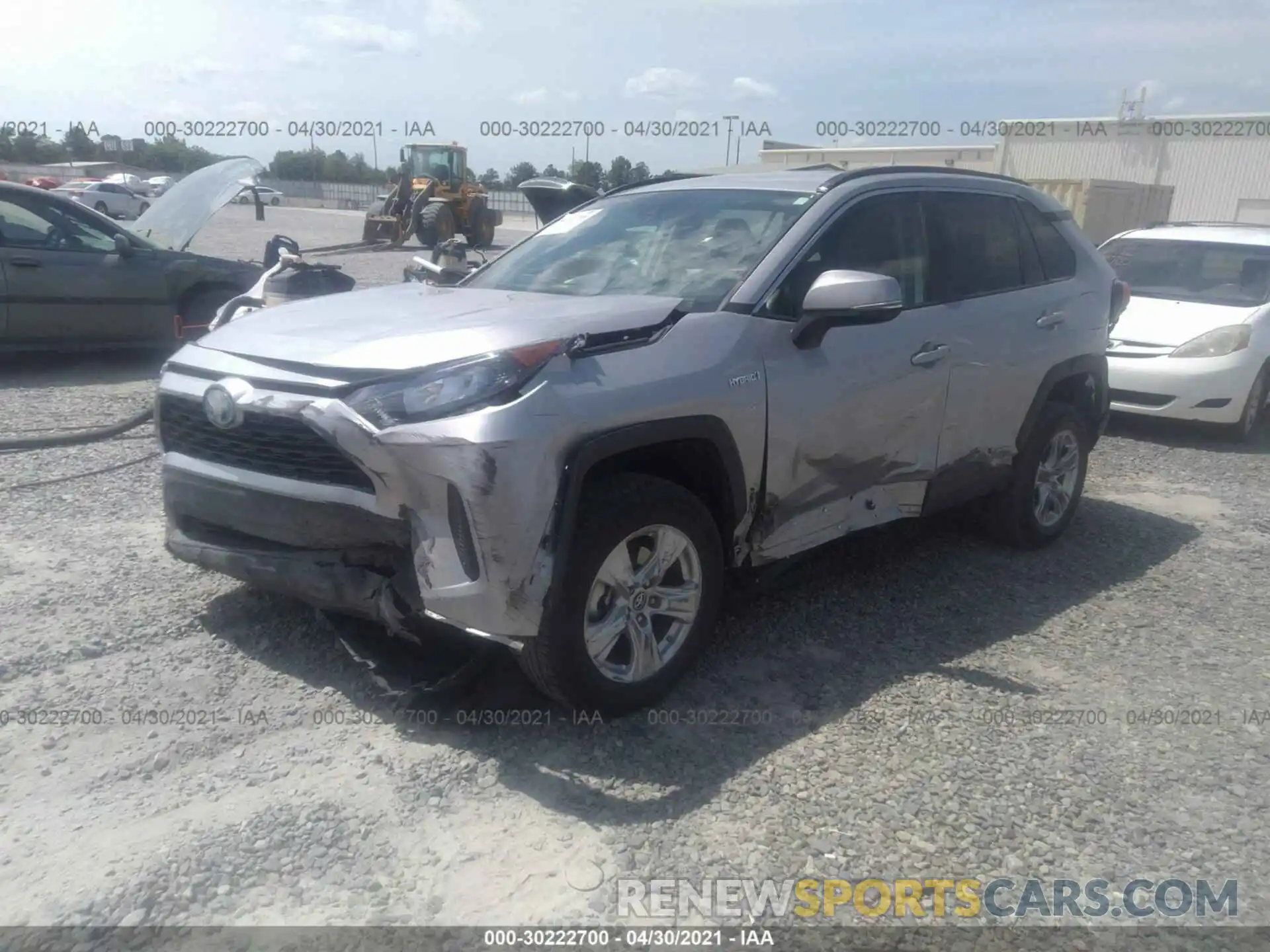 2 Photograph of a damaged car 2T3MWRFV1KW041596 TOYOTA RAV4 2019