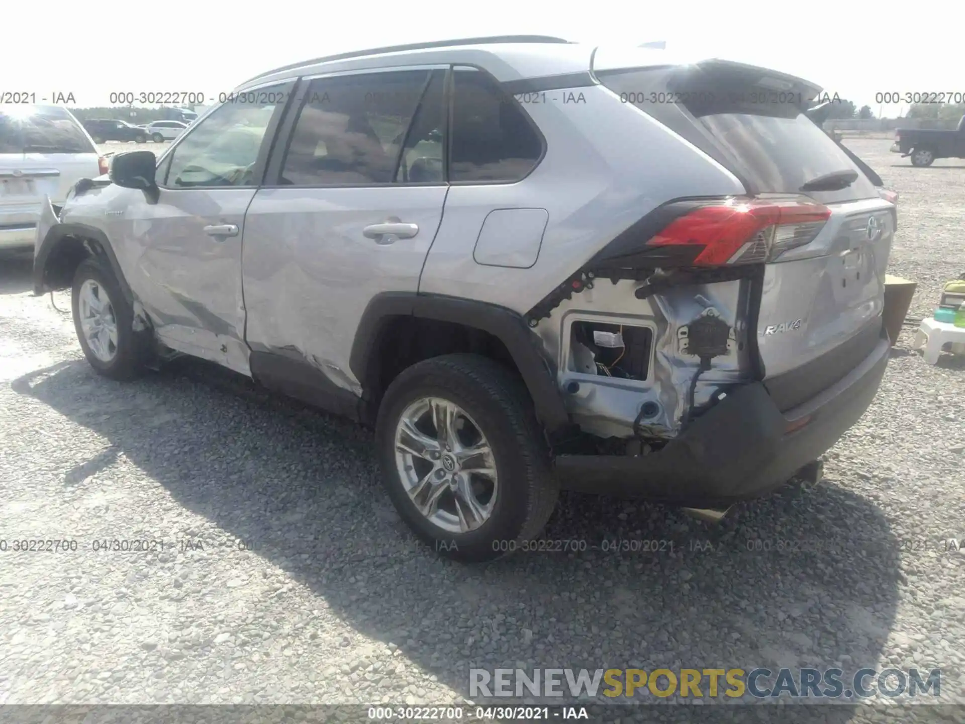 3 Photograph of a damaged car 2T3MWRFV1KW041596 TOYOTA RAV4 2019