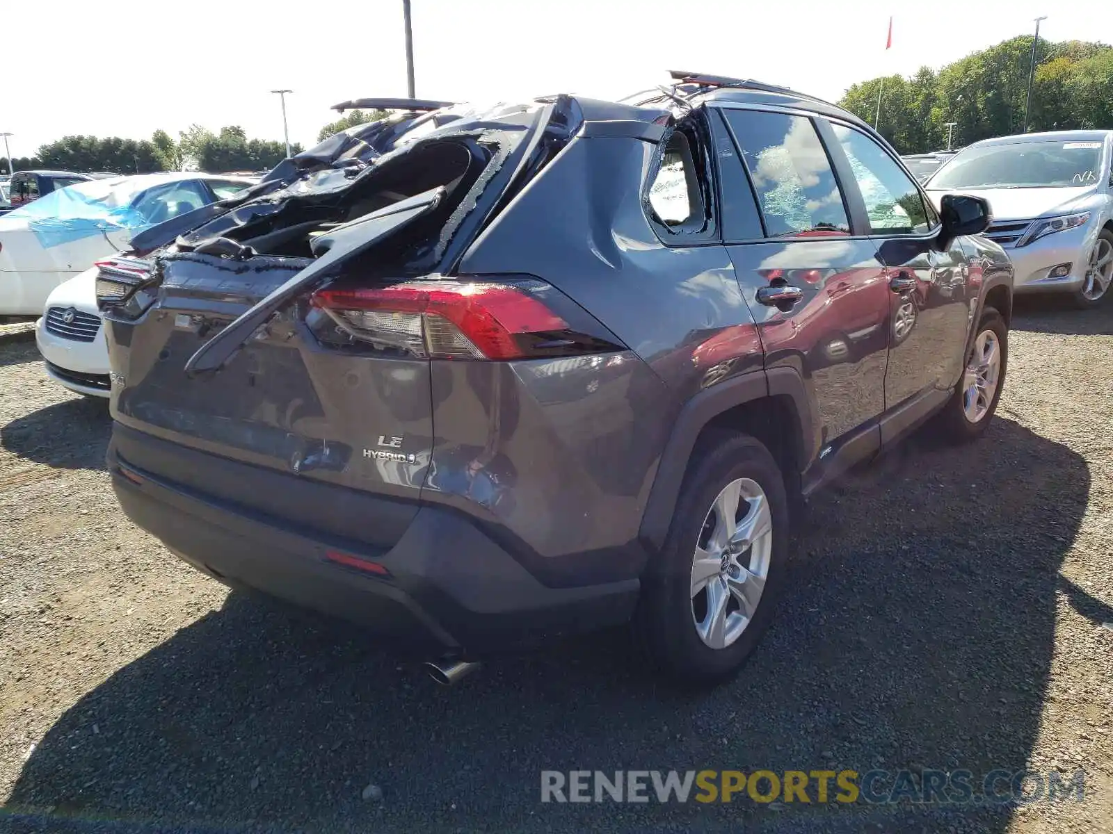 4 Photograph of a damaged car 2T3MWRFV2KW007859 TOYOTA RAV4 2019