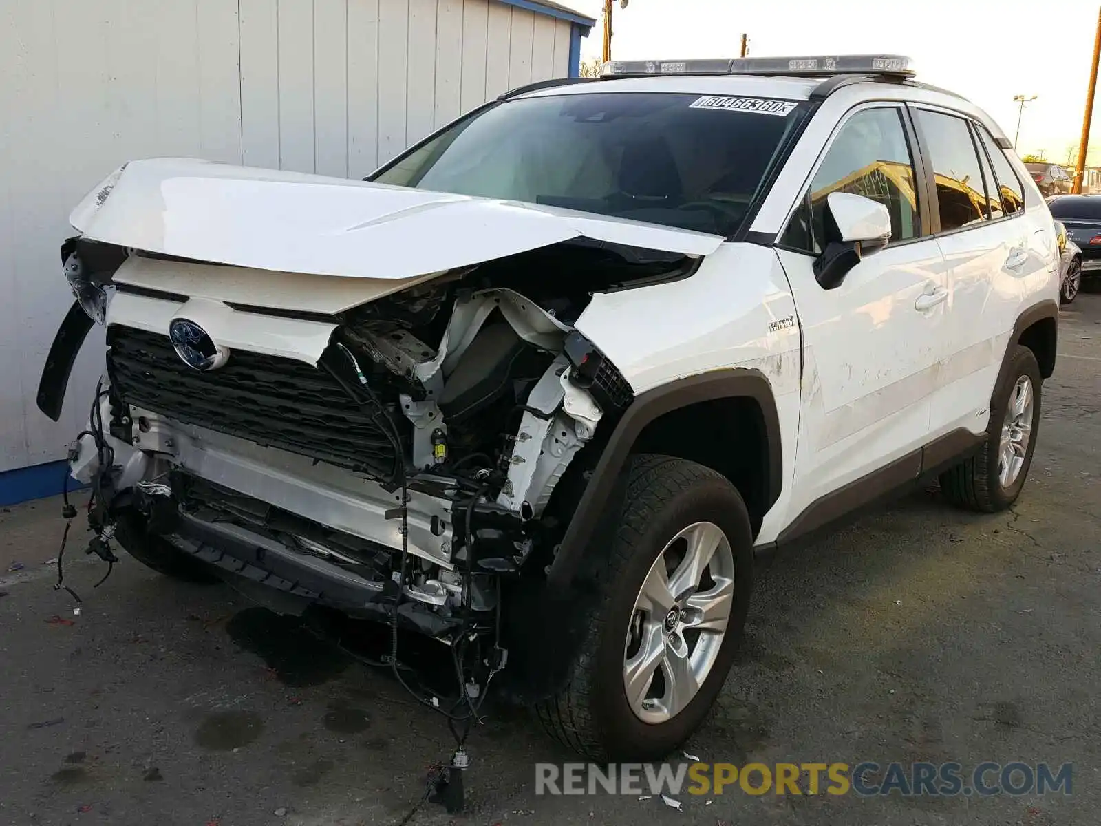 2 Photograph of a damaged car 2T3MWRFV2KW026539 TOYOTA RAV4 2019