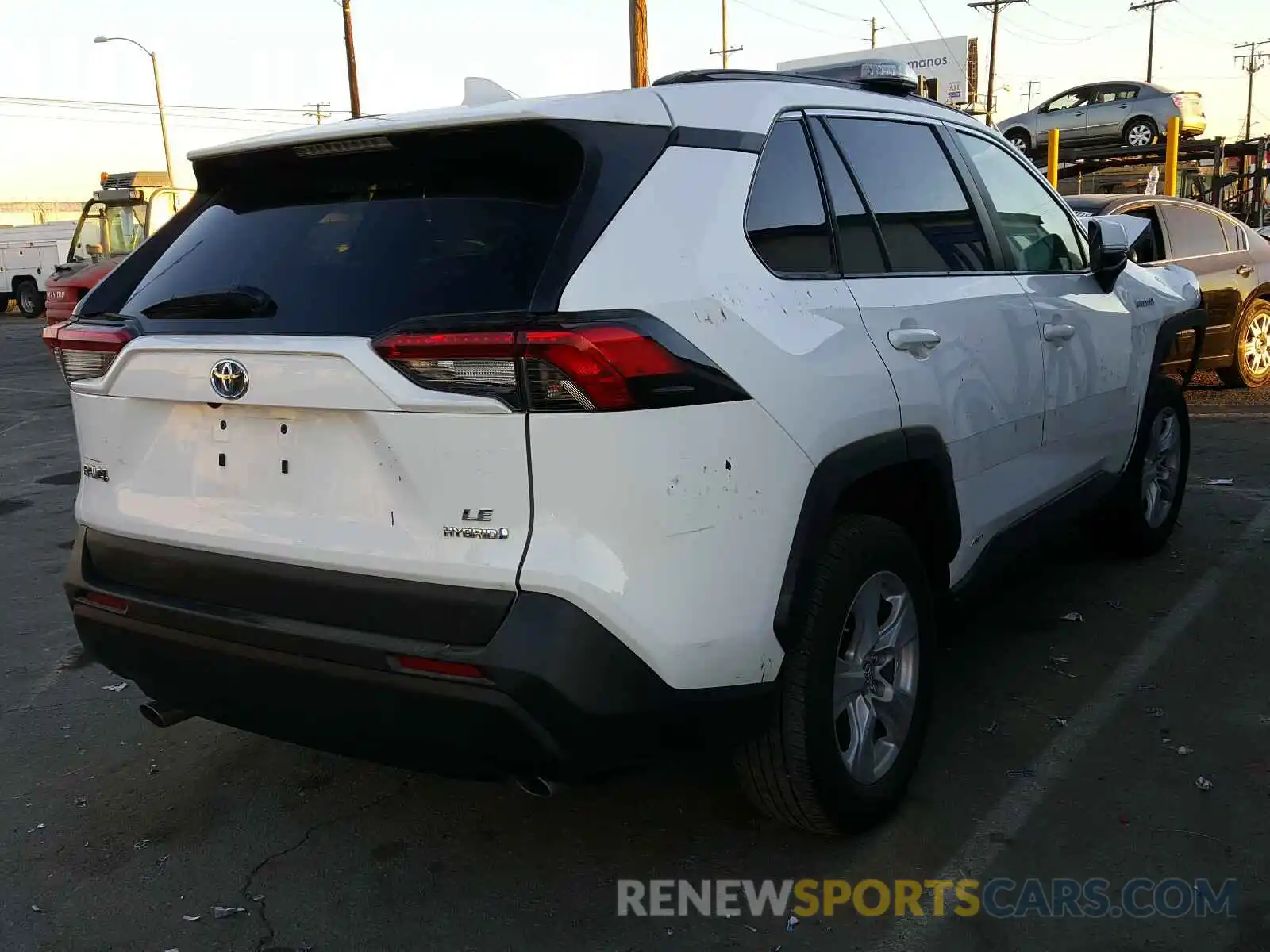 4 Photograph of a damaged car 2T3MWRFV2KW026539 TOYOTA RAV4 2019