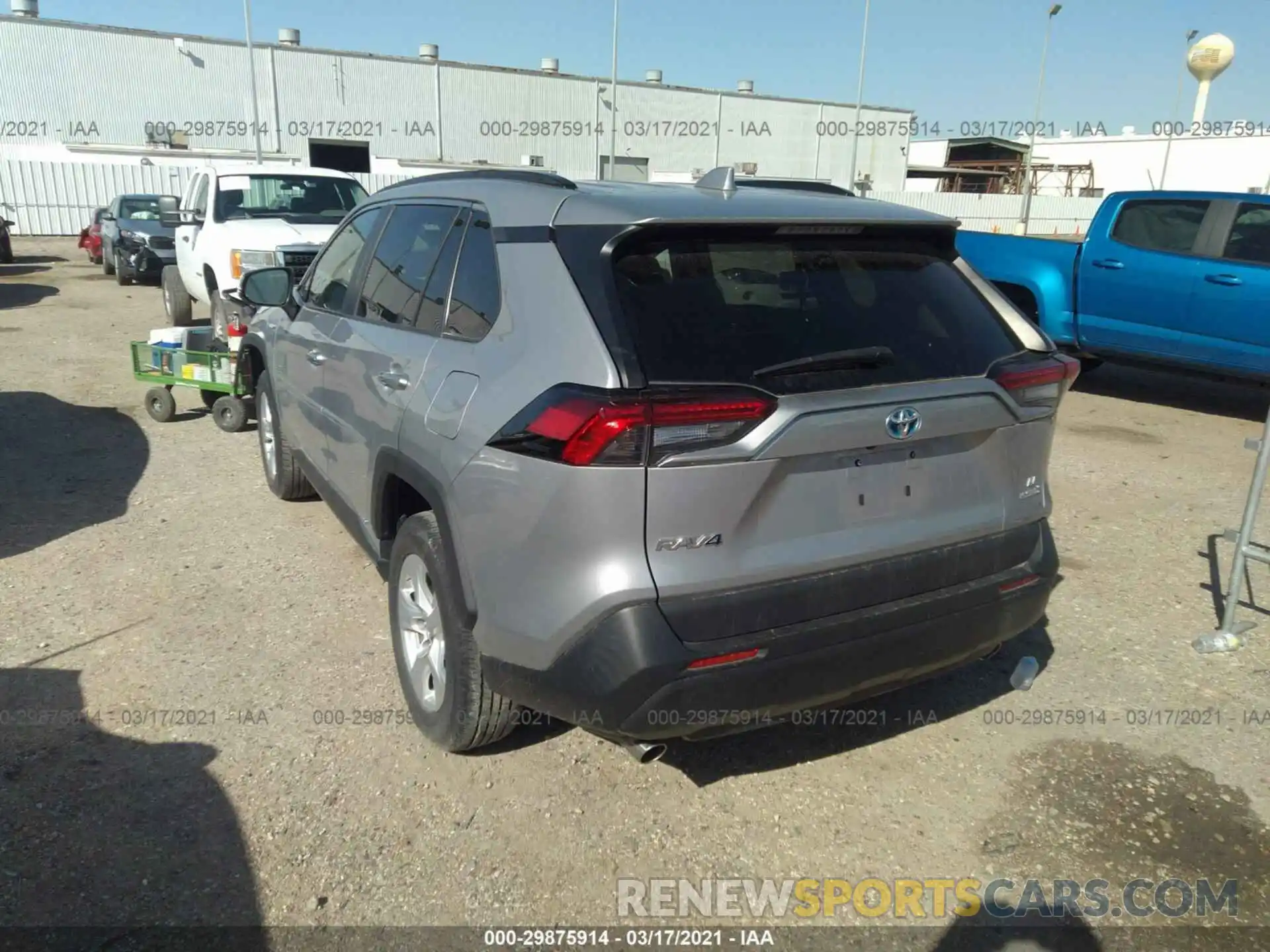 3 Photograph of a damaged car 2T3MWRFV2KW027349 TOYOTA RAV4 2019