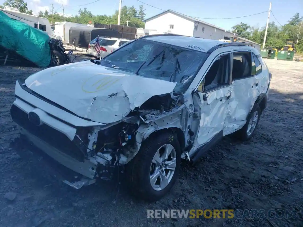 9 Photograph of a damaged car 2T3MWRFV2KW043244 TOYOTA RAV4 2019