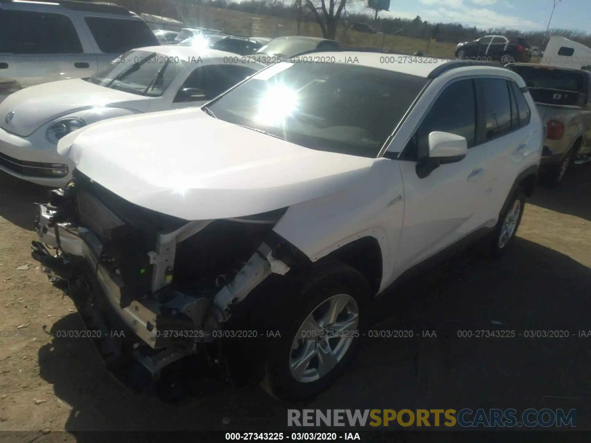 2 Фотография поврежденного автомобиля 2T3MWRFV3KW003528 TOYOTA RAV4 2019