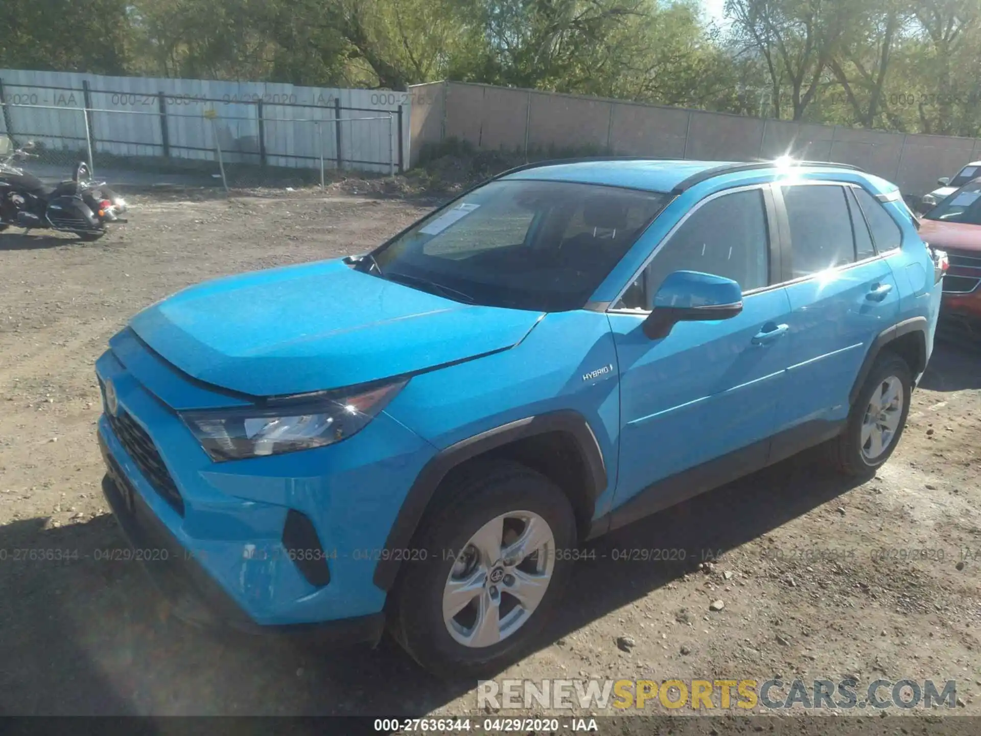 2 Photograph of a damaged car 2T3MWRFV3KW017817 TOYOTA RAV4 2019