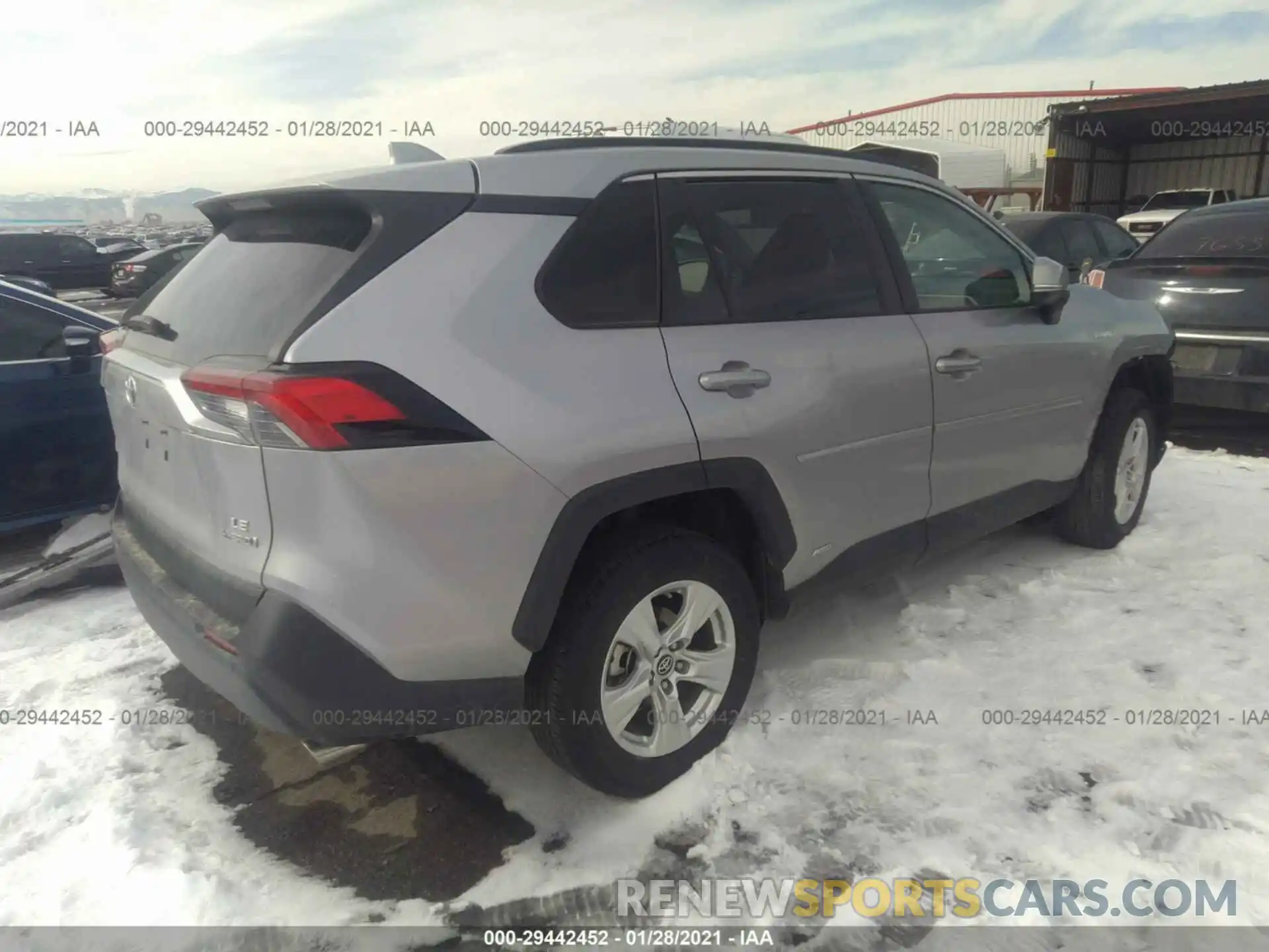 4 Photograph of a damaged car 2T3MWRFV3KW025111 TOYOTA RAV4 2019