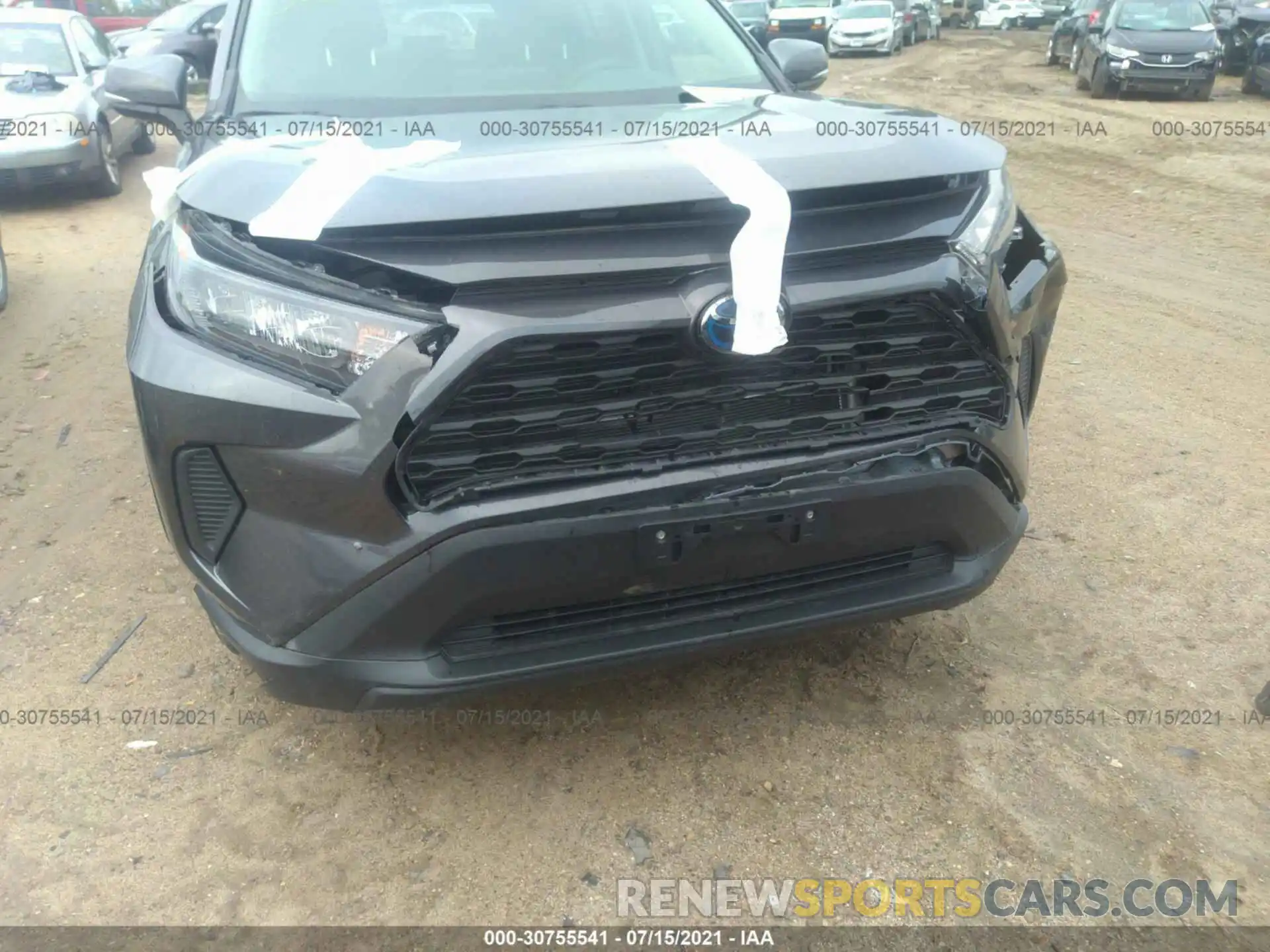 6 Photograph of a damaged car 2T3MWRFV3KW025318 TOYOTA RAV4 2019