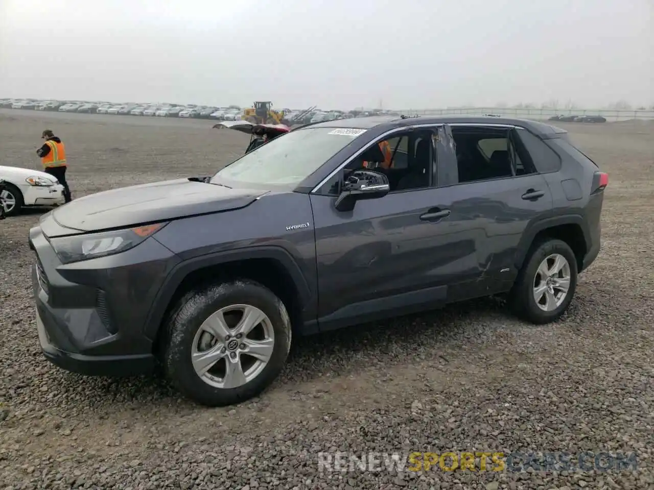 2 Photograph of a damaged car 2T3MWRFV3KW025934 TOYOTA RAV4 2019