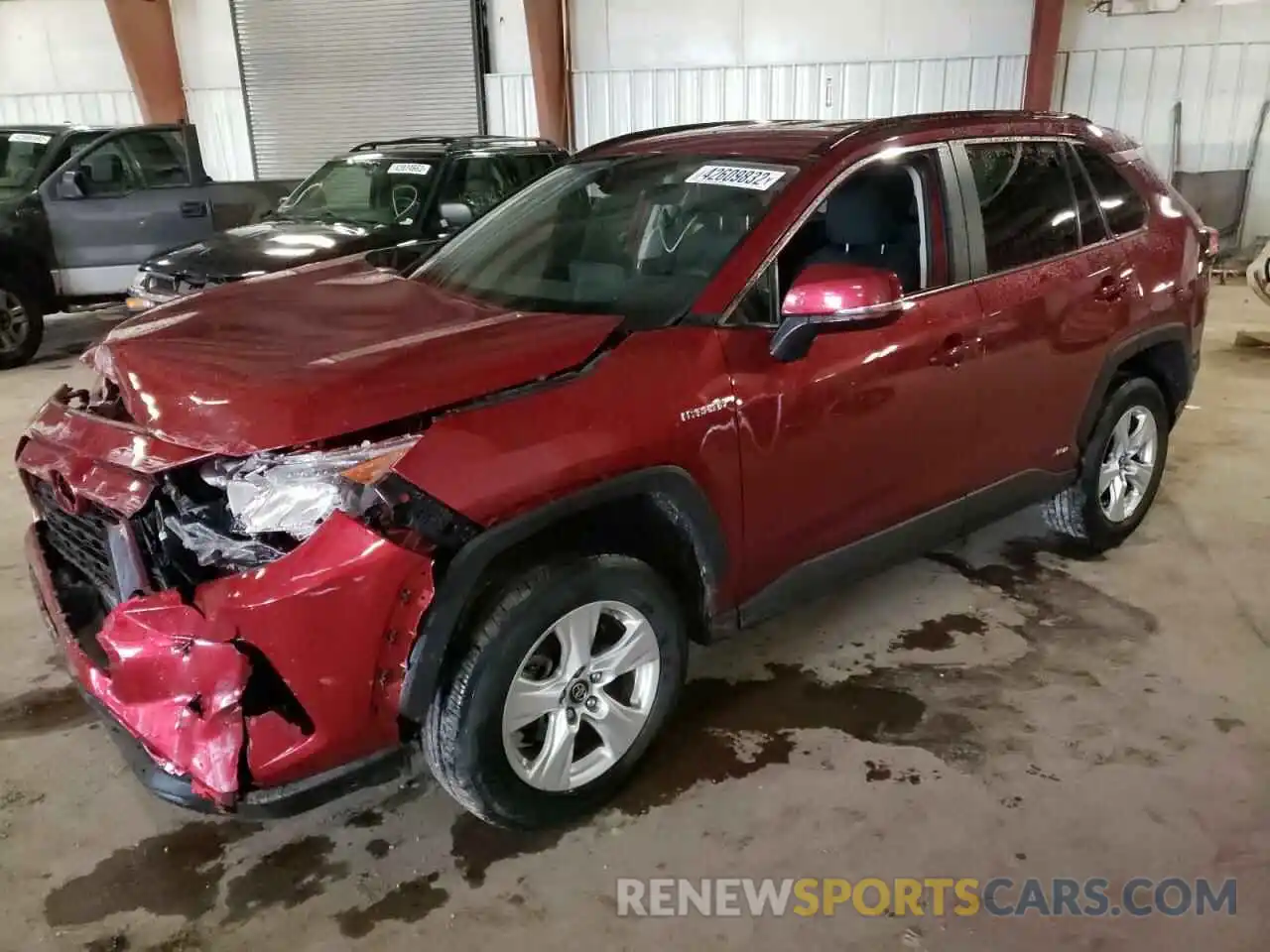 2 Photograph of a damaged car 2T3MWRFV3KW041549 TOYOTA RAV4 2019