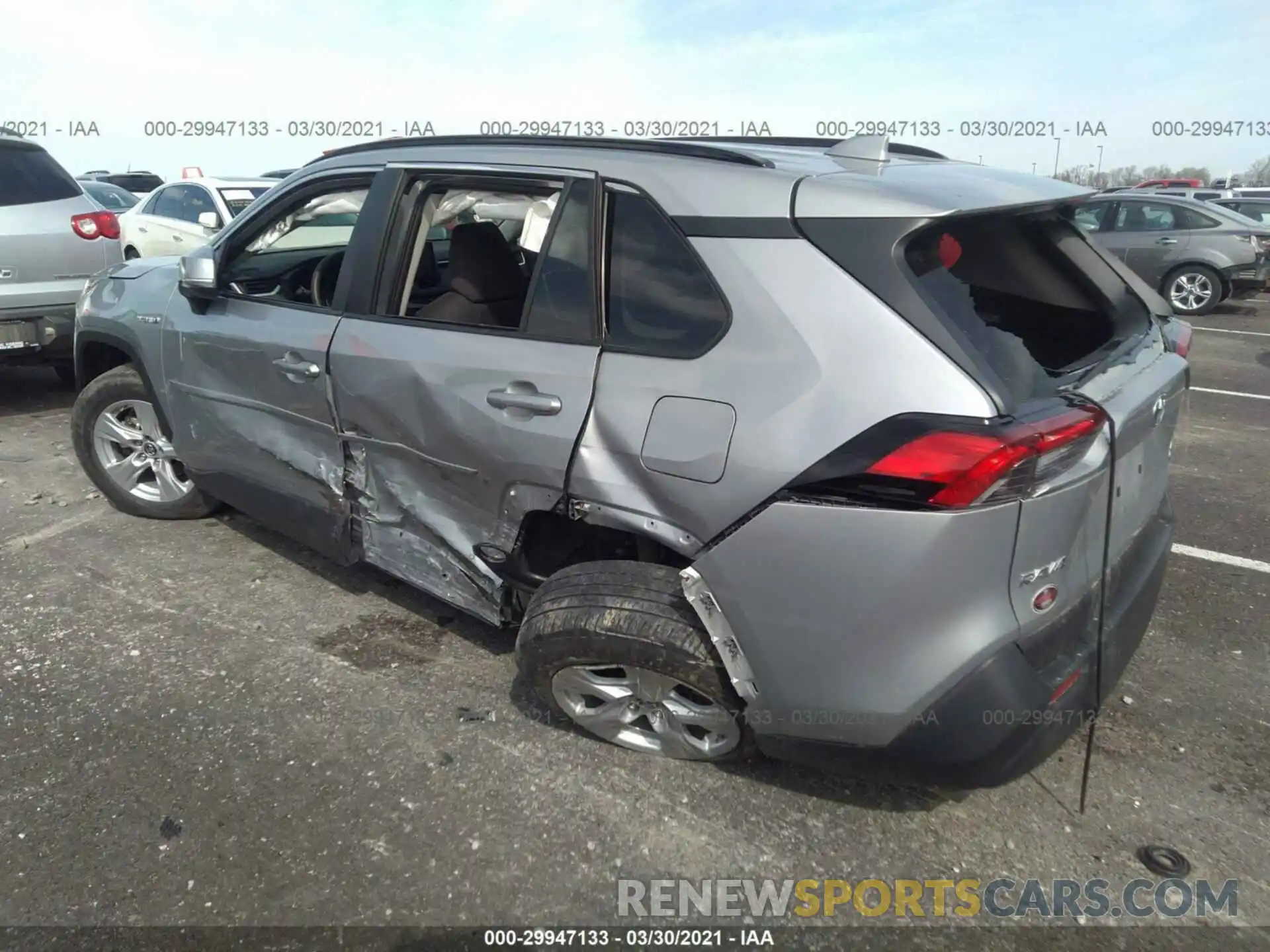 3 Photograph of a damaged car 2T3MWRFV4KW025683 TOYOTA RAV4 2019