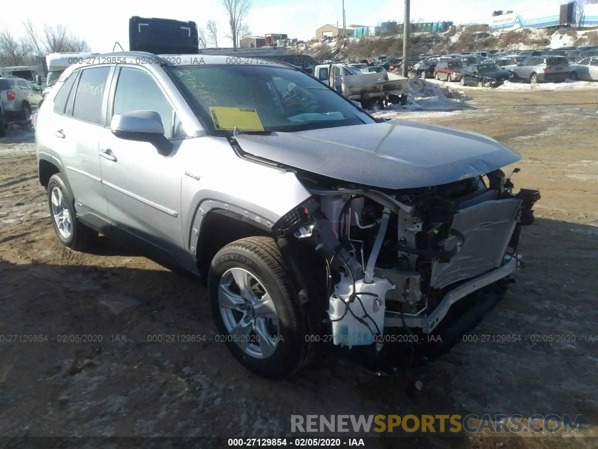 1 Photograph of a damaged car 2T3MWRFV4KW032472 TOYOTA RAV4 2019