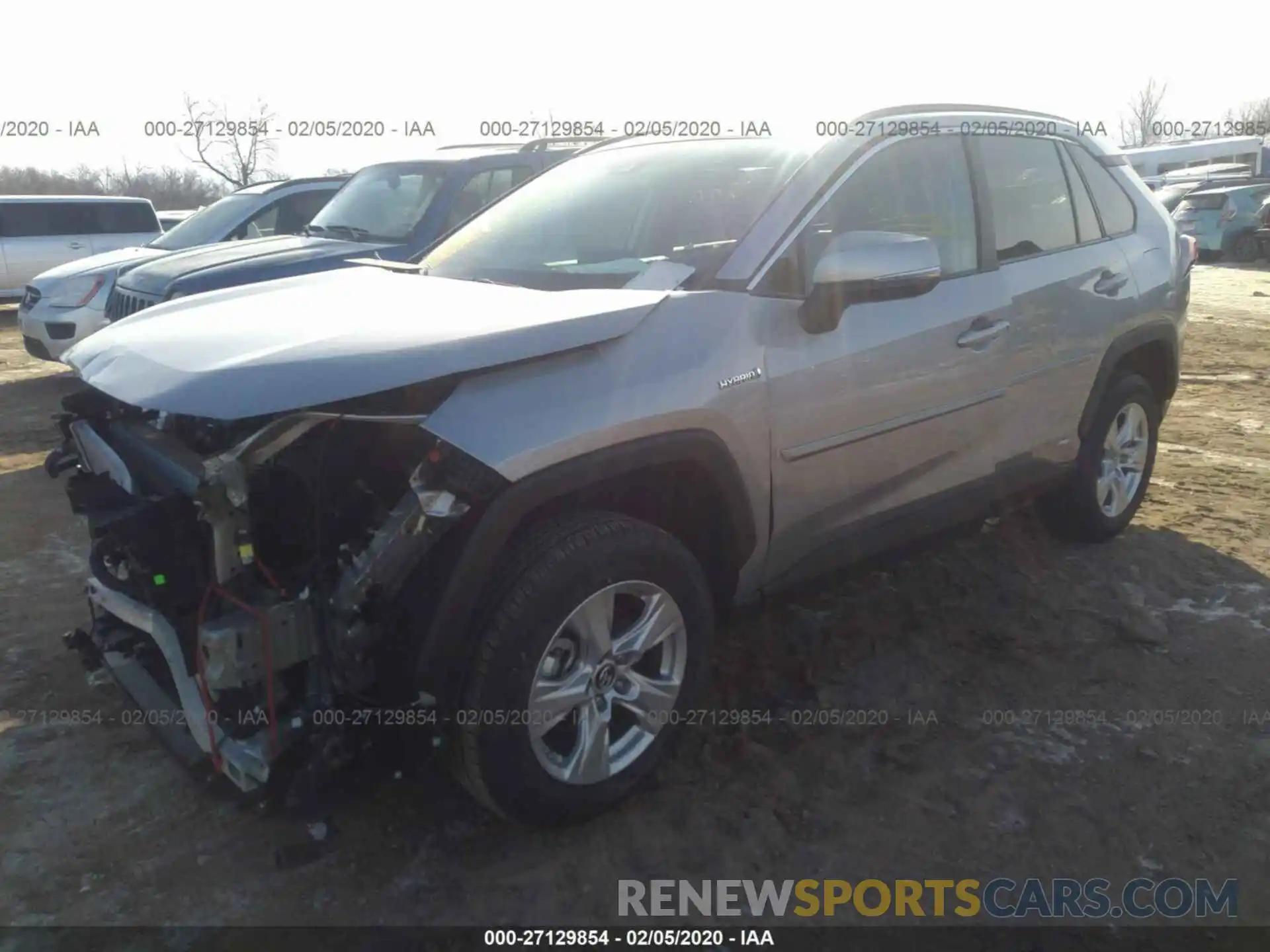 2 Photograph of a damaged car 2T3MWRFV4KW032472 TOYOTA RAV4 2019