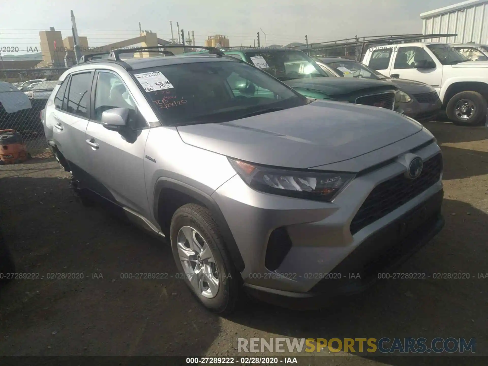 1 Photograph of a damaged car 2T3MWRFV4KW034514 TOYOTA RAV4 2019