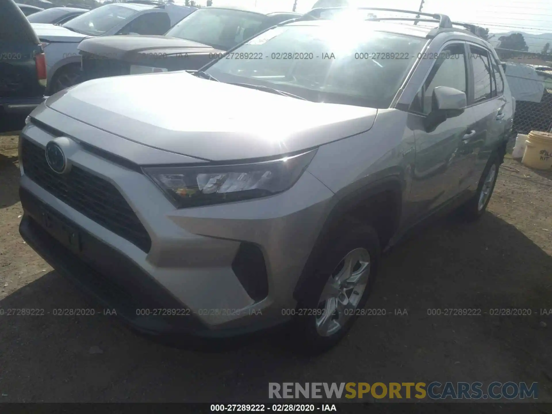 2 Photograph of a damaged car 2T3MWRFV4KW034514 TOYOTA RAV4 2019