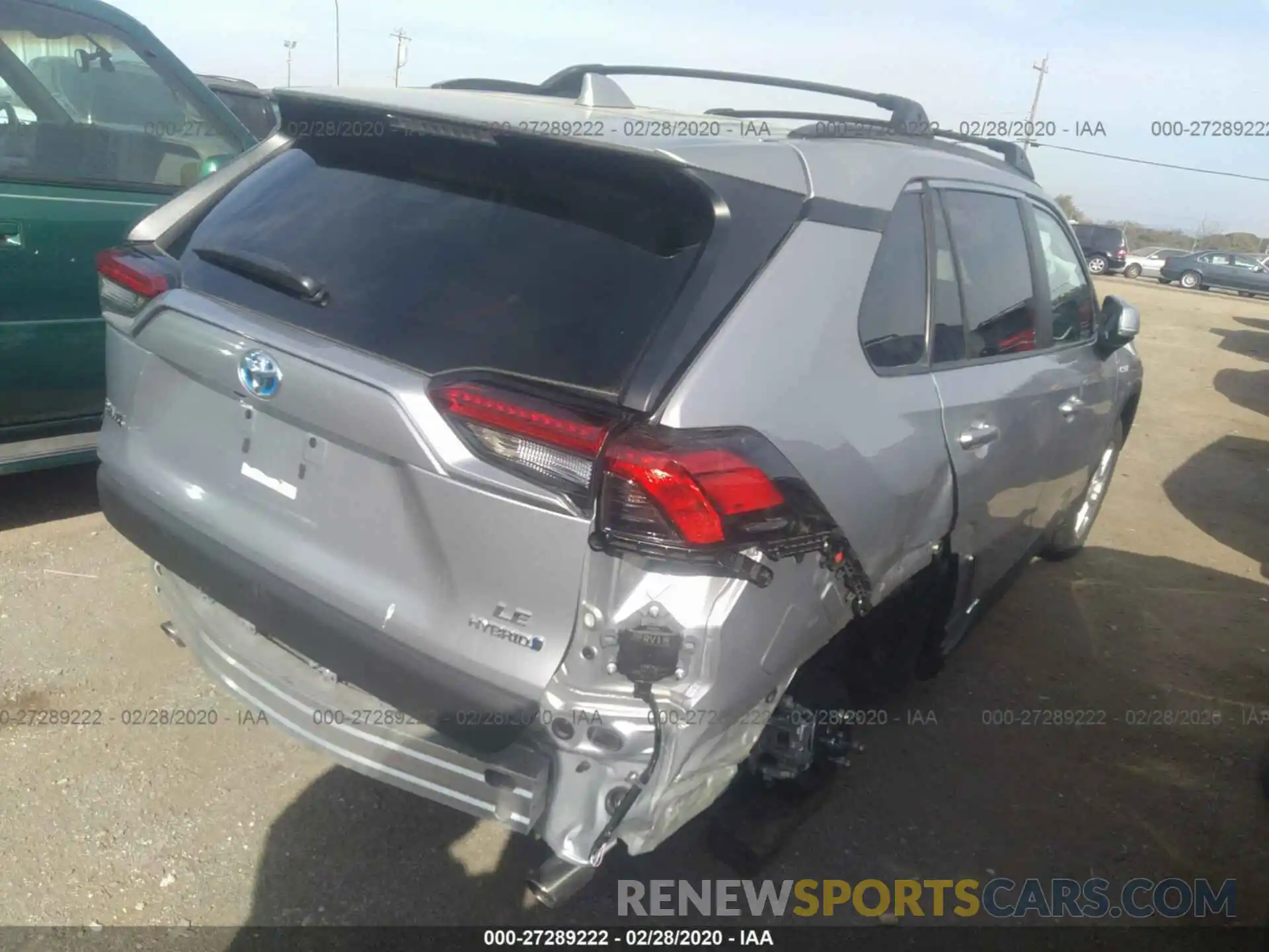 4 Photograph of a damaged car 2T3MWRFV4KW034514 TOYOTA RAV4 2019