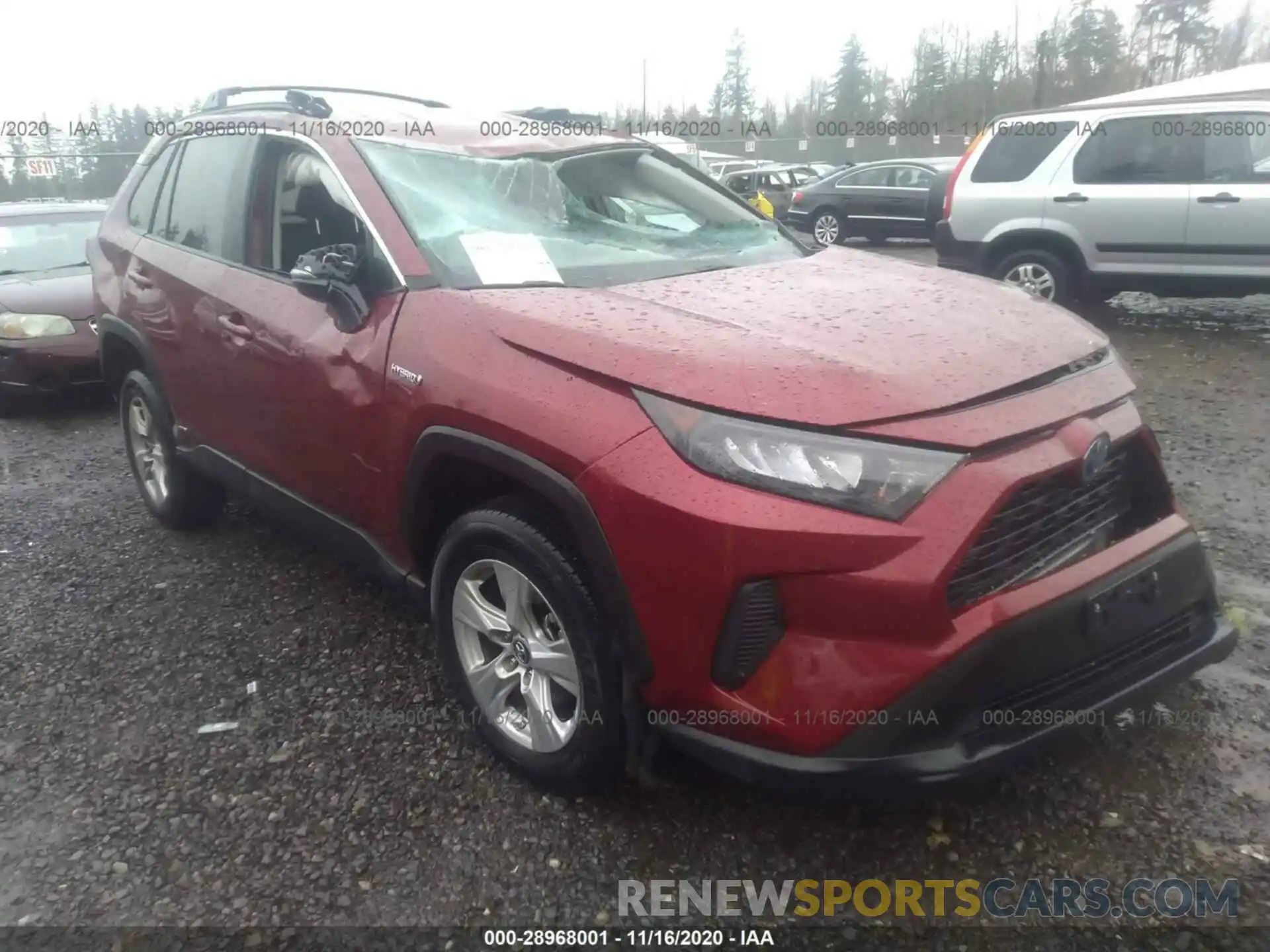 1 Photograph of a damaged car 2T3MWRFV4KW037803 TOYOTA RAV4 2019