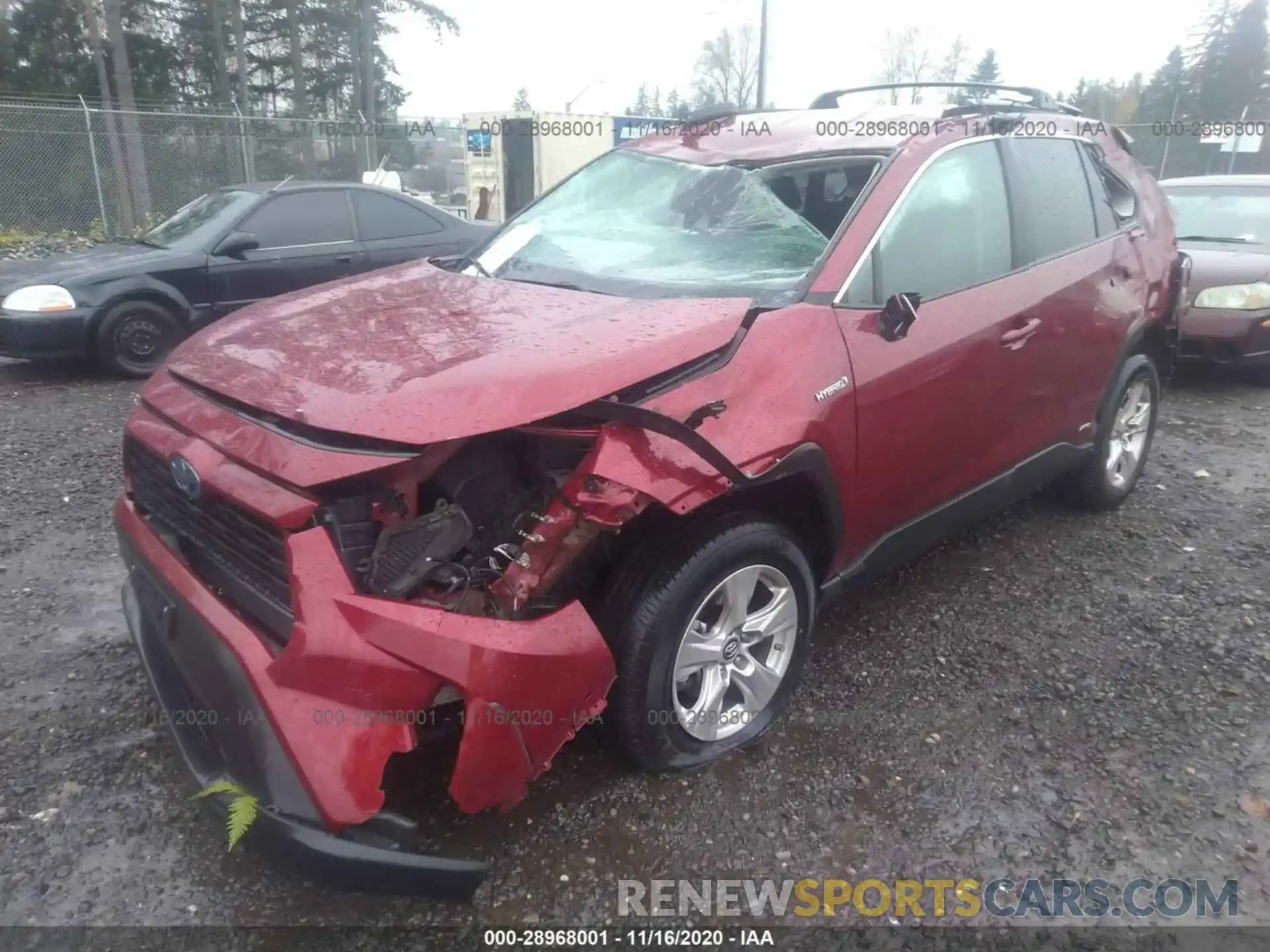 2 Photograph of a damaged car 2T3MWRFV4KW037803 TOYOTA RAV4 2019