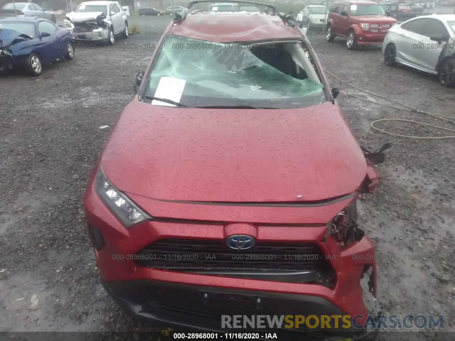 6 Photograph of a damaged car 2T3MWRFV4KW037803 TOYOTA RAV4 2019