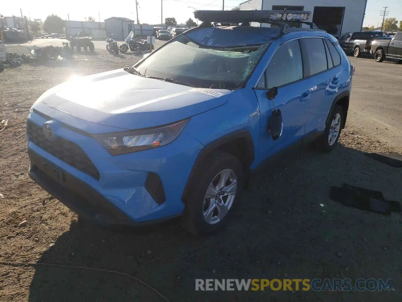 2 Фотография поврежденного автомобиля 2T3MWRFV4KW041916 TOYOTA RAV4 2019