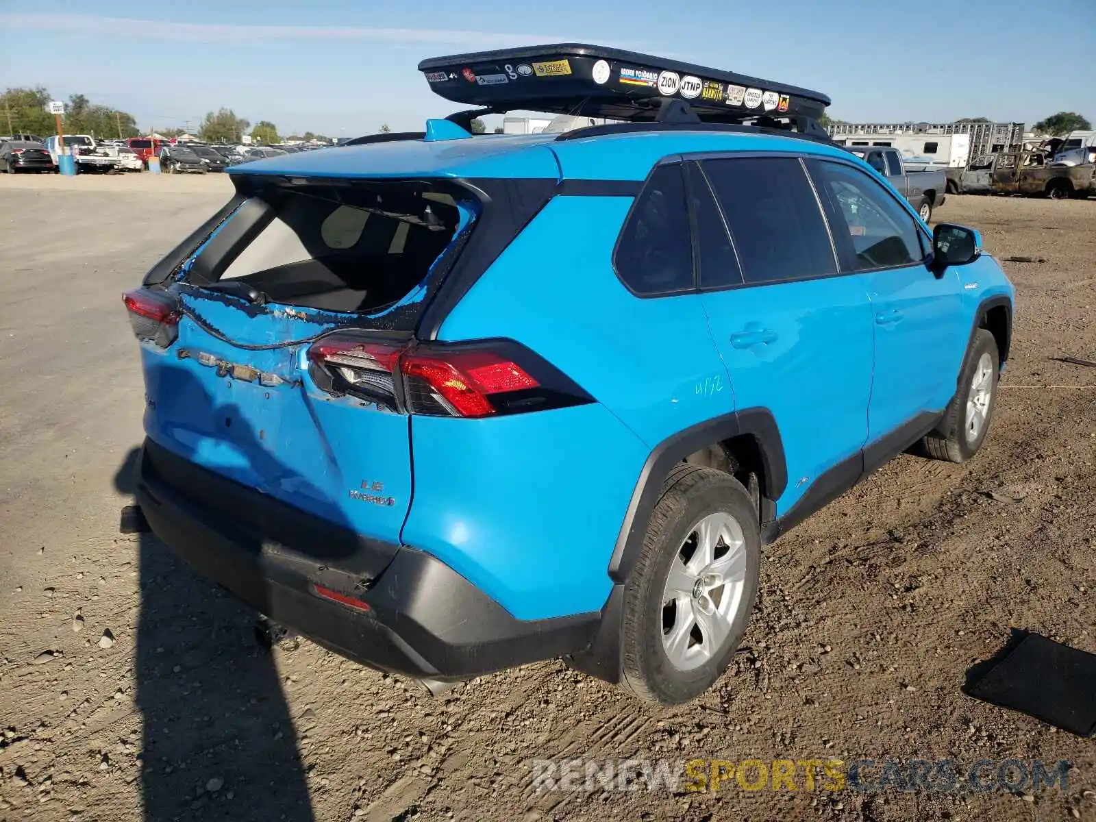 4 Фотография поврежденного автомобиля 2T3MWRFV4KW041916 TOYOTA RAV4 2019