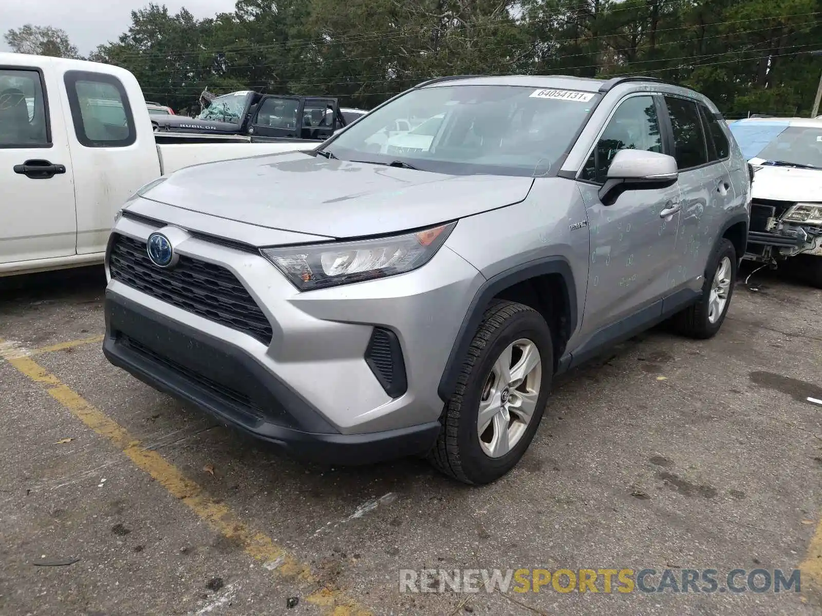 2 Photograph of a damaged car 2T3MWRFV5KW004468 TOYOTA RAV4 2019