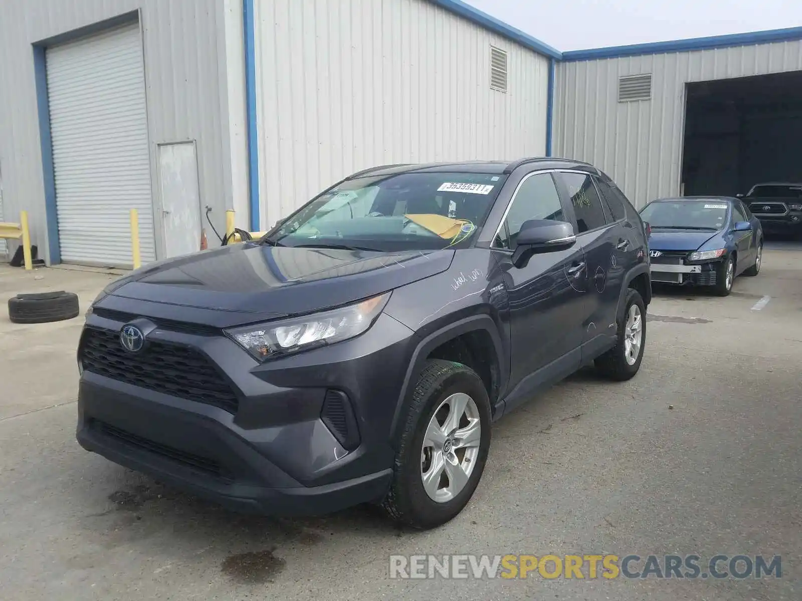 2 Photograph of a damaged car 2T3MWRFV5KW006107 TOYOTA RAV4 2019