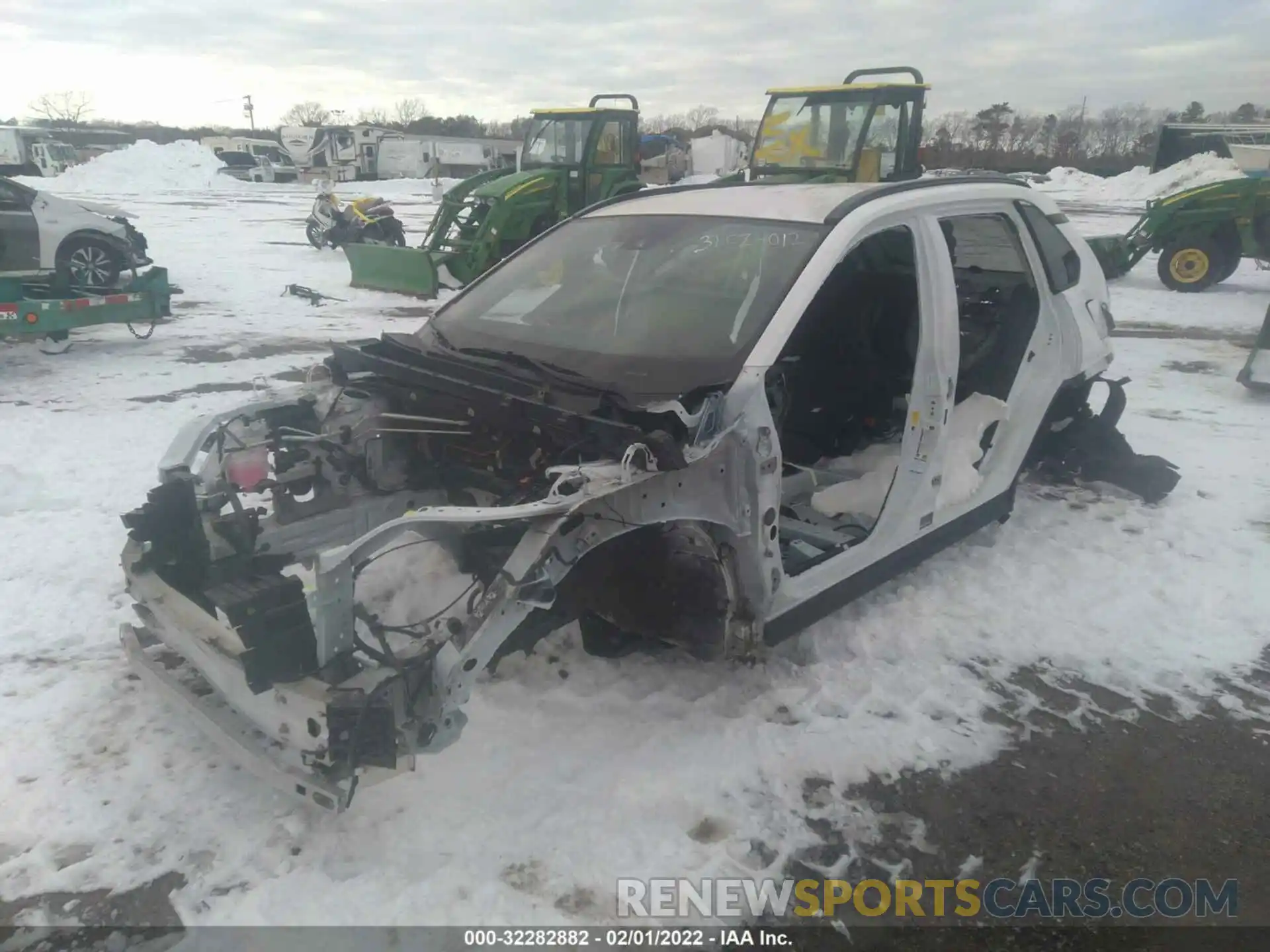 2 Photograph of a damaged car 2T3MWRFV5KW009427 TOYOTA RAV4 2019