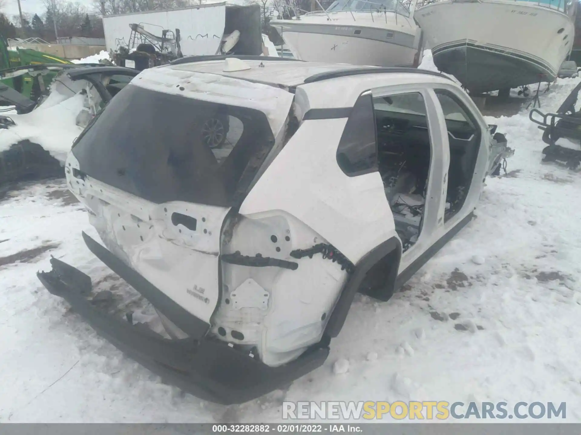 4 Photograph of a damaged car 2T3MWRFV5KW009427 TOYOTA RAV4 2019