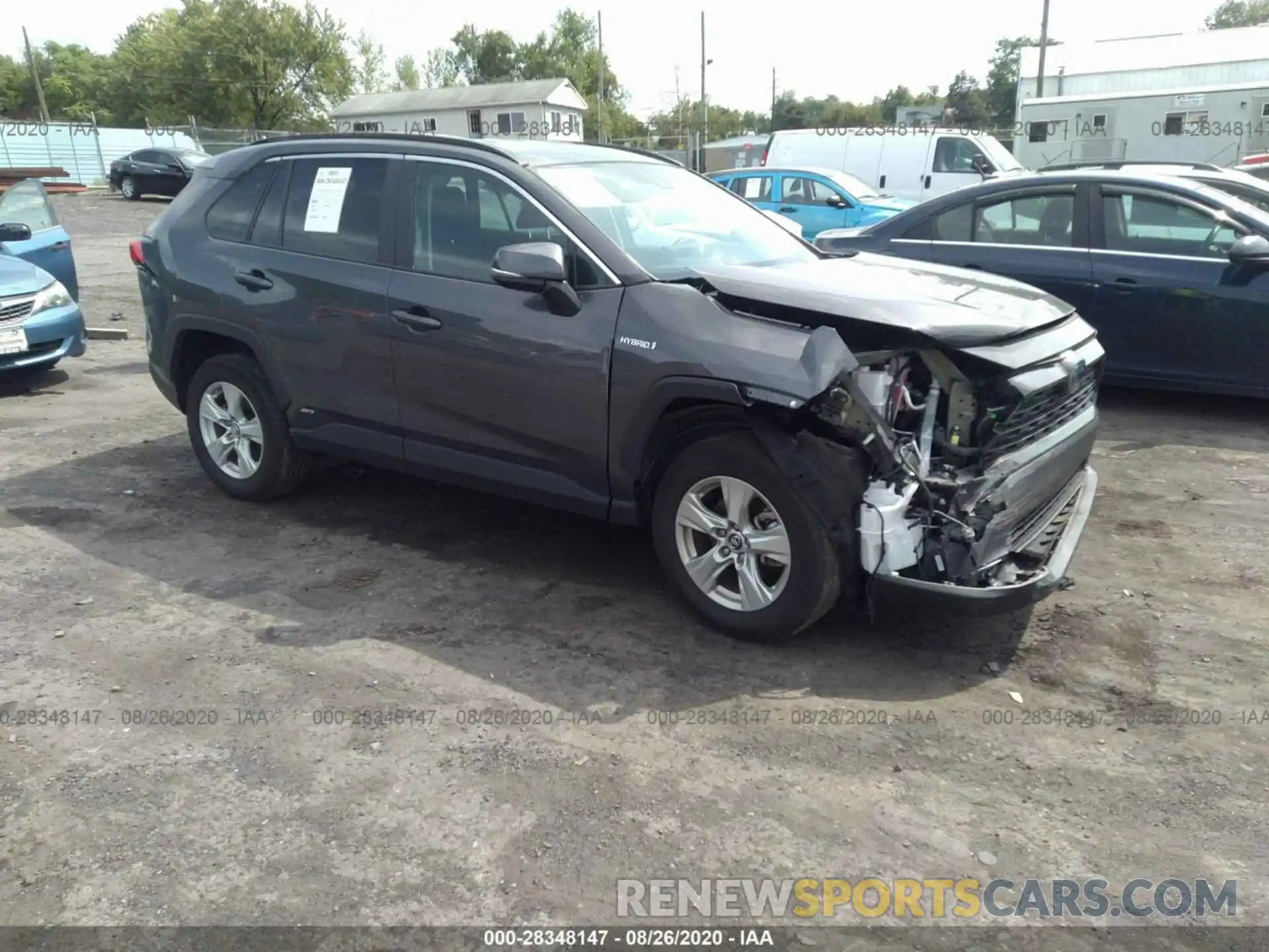 1 Photograph of a damaged car 2T3MWRFV5KW010299 TOYOTA RAV4 2019