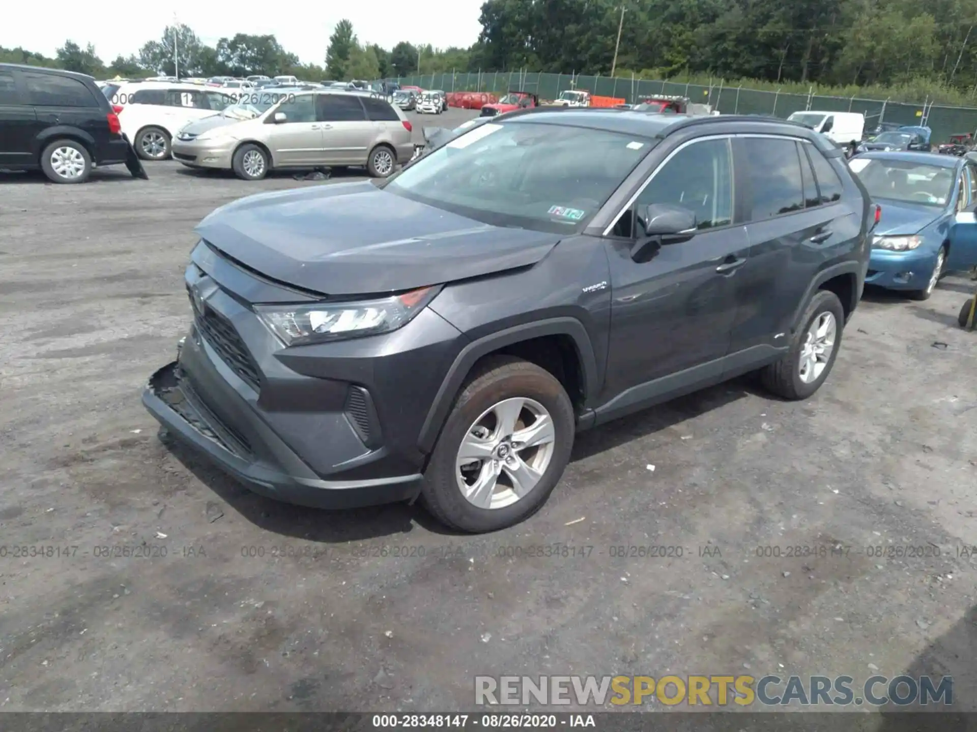 2 Photograph of a damaged car 2T3MWRFV5KW010299 TOYOTA RAV4 2019