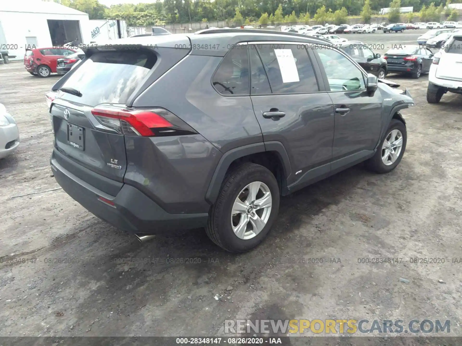 4 Photograph of a damaged car 2T3MWRFV5KW010299 TOYOTA RAV4 2019