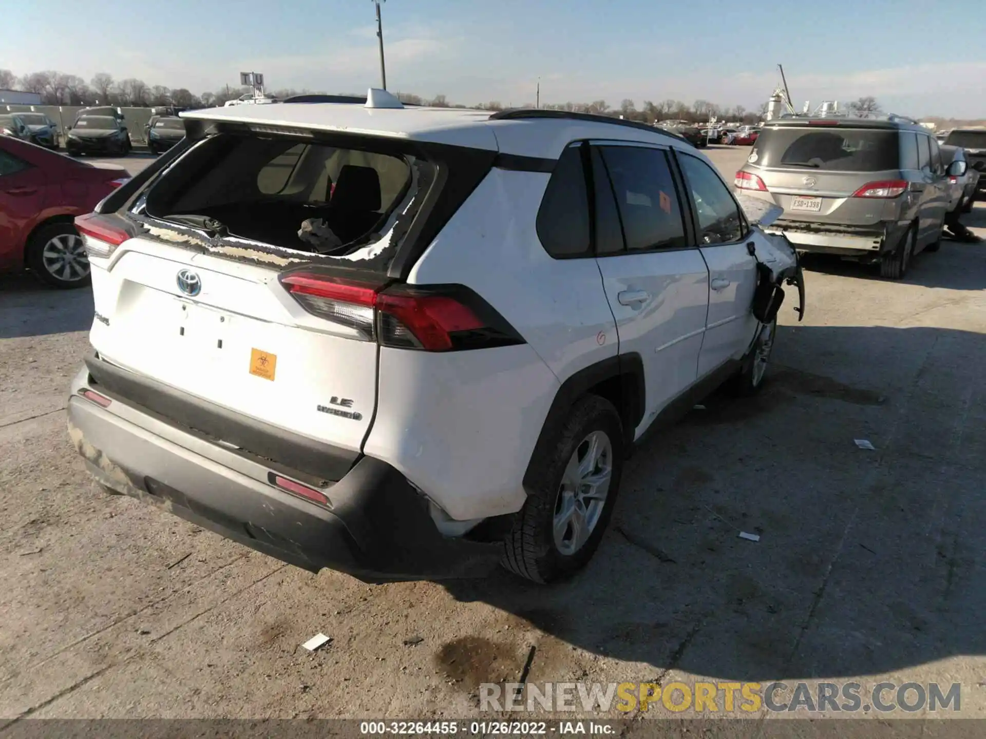 4 Photograph of a damaged car 2T3MWRFV5KW032769 TOYOTA RAV4 2019