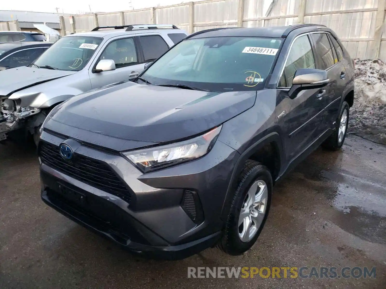 2 Фотография поврежденного автомобиля 2T3MWRFV5KW033307 TOYOTA RAV4 2019