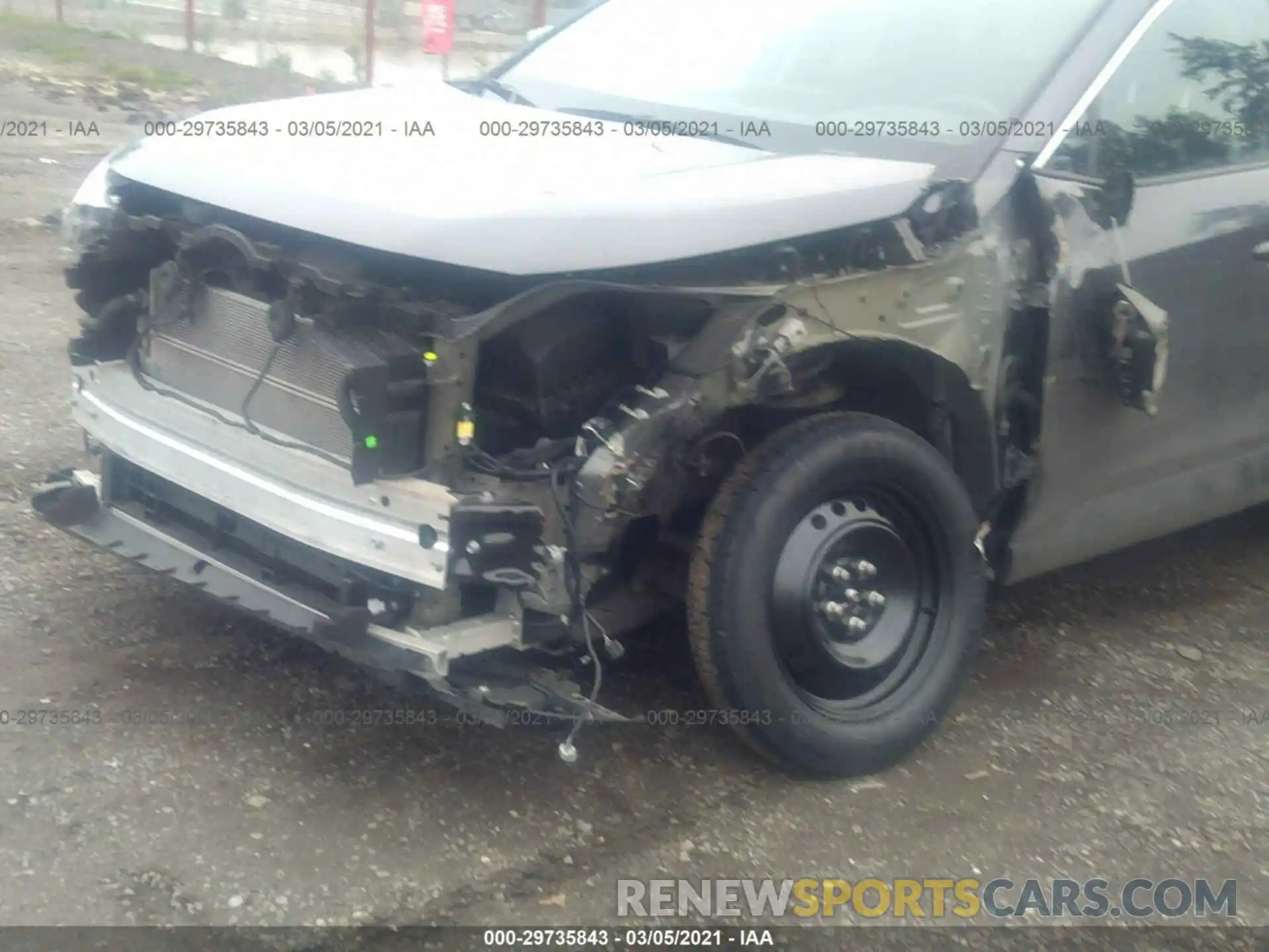 6 Photograph of a damaged car 2T3MWRFV5KW036806 TOYOTA RAV4 2019