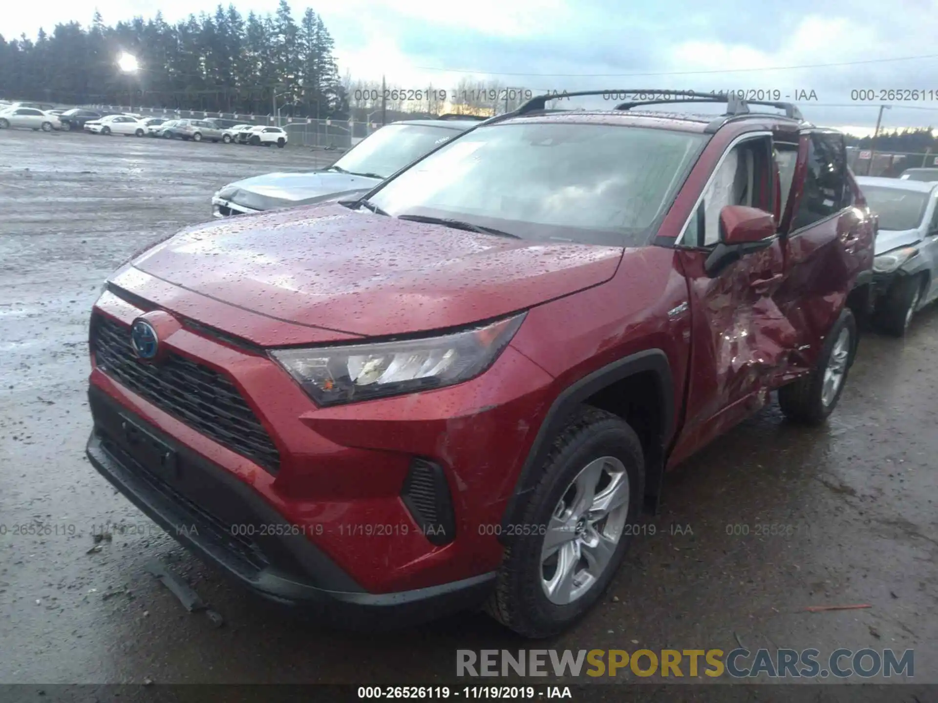 2 Фотография поврежденного автомобиля 2T3MWRFV5KW037003 TOYOTA RAV4 2019