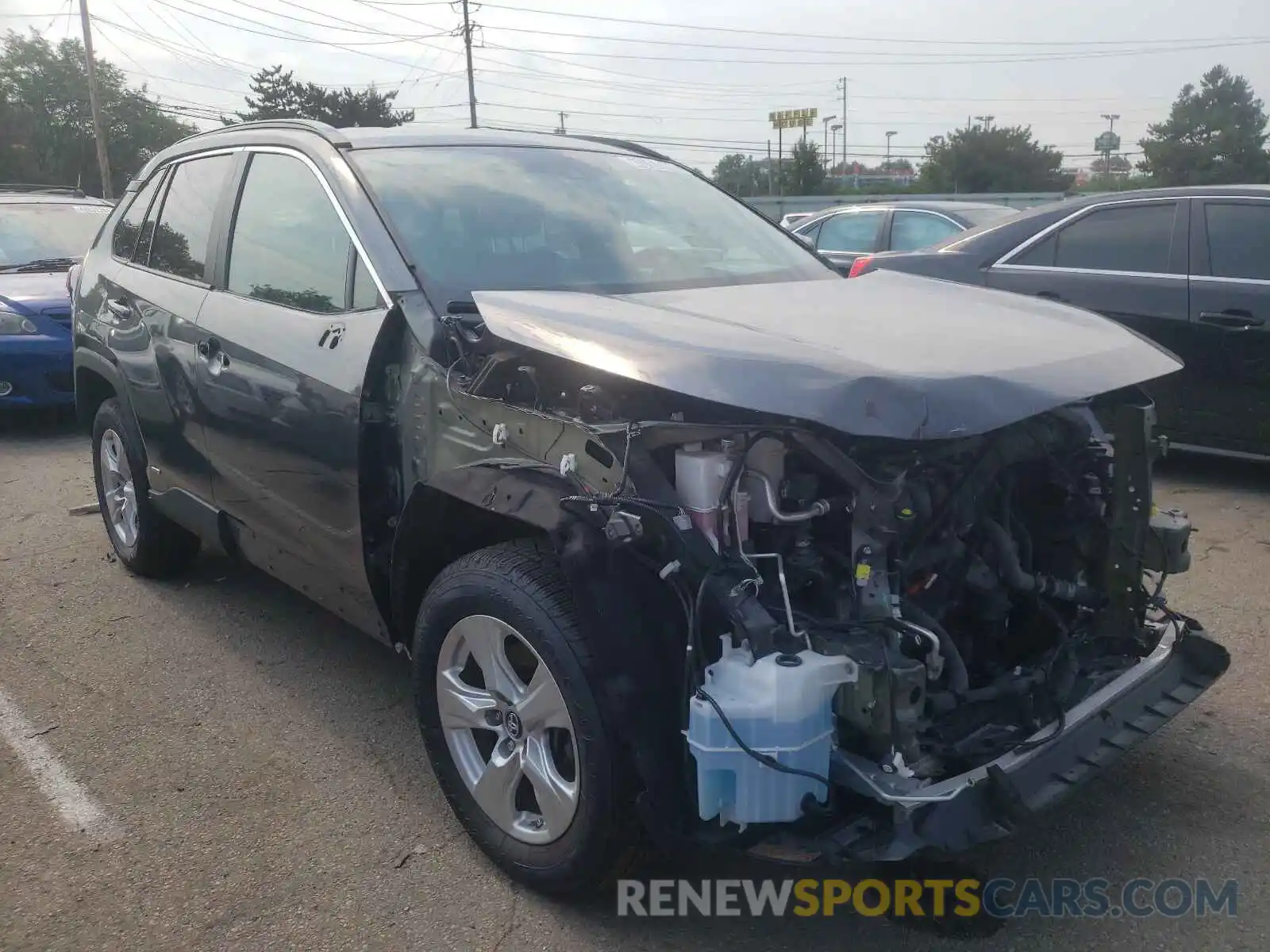 1 Photograph of a damaged car 2T3MWRFV6KW024826 TOYOTA RAV4 2019