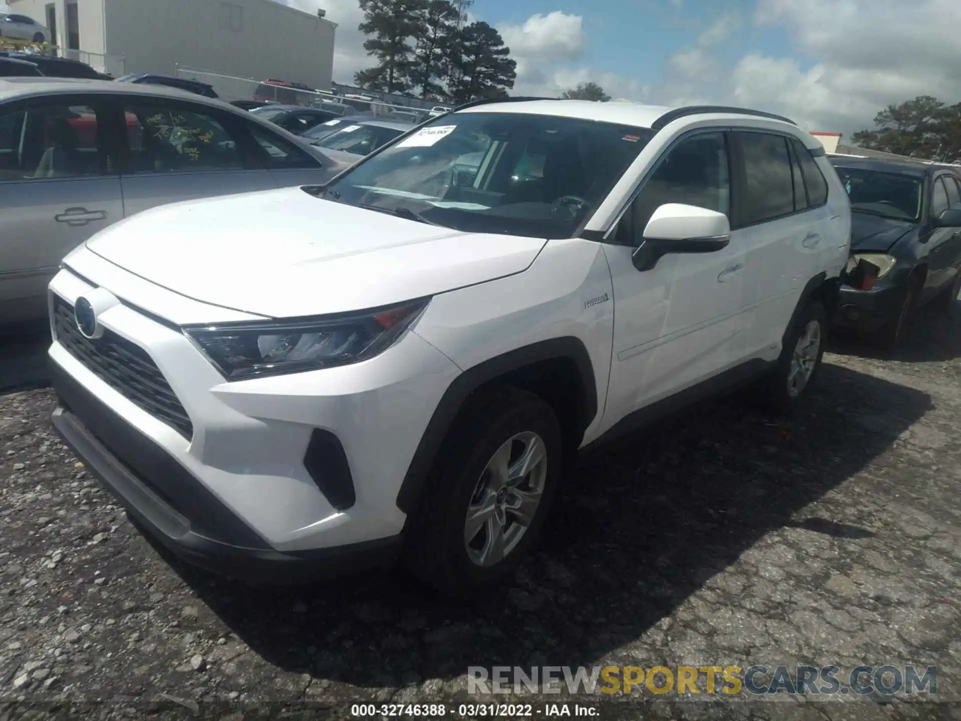 2 Photograph of a damaged car 2T3MWRFV6KW032263 TOYOTA RAV4 2019