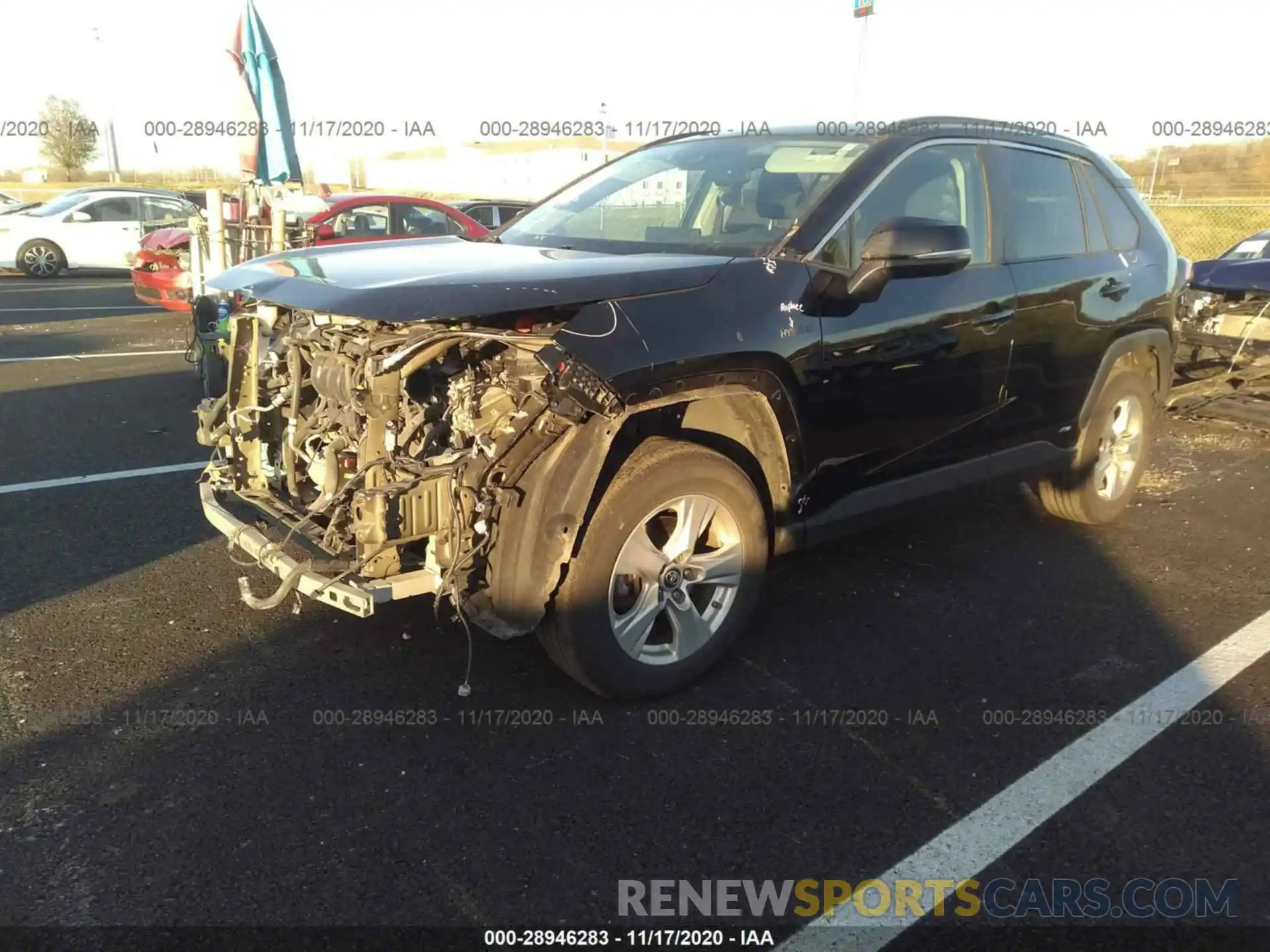 2 Photograph of a damaged car 2T3MWRFV7KW006710 TOYOTA RAV4 2019