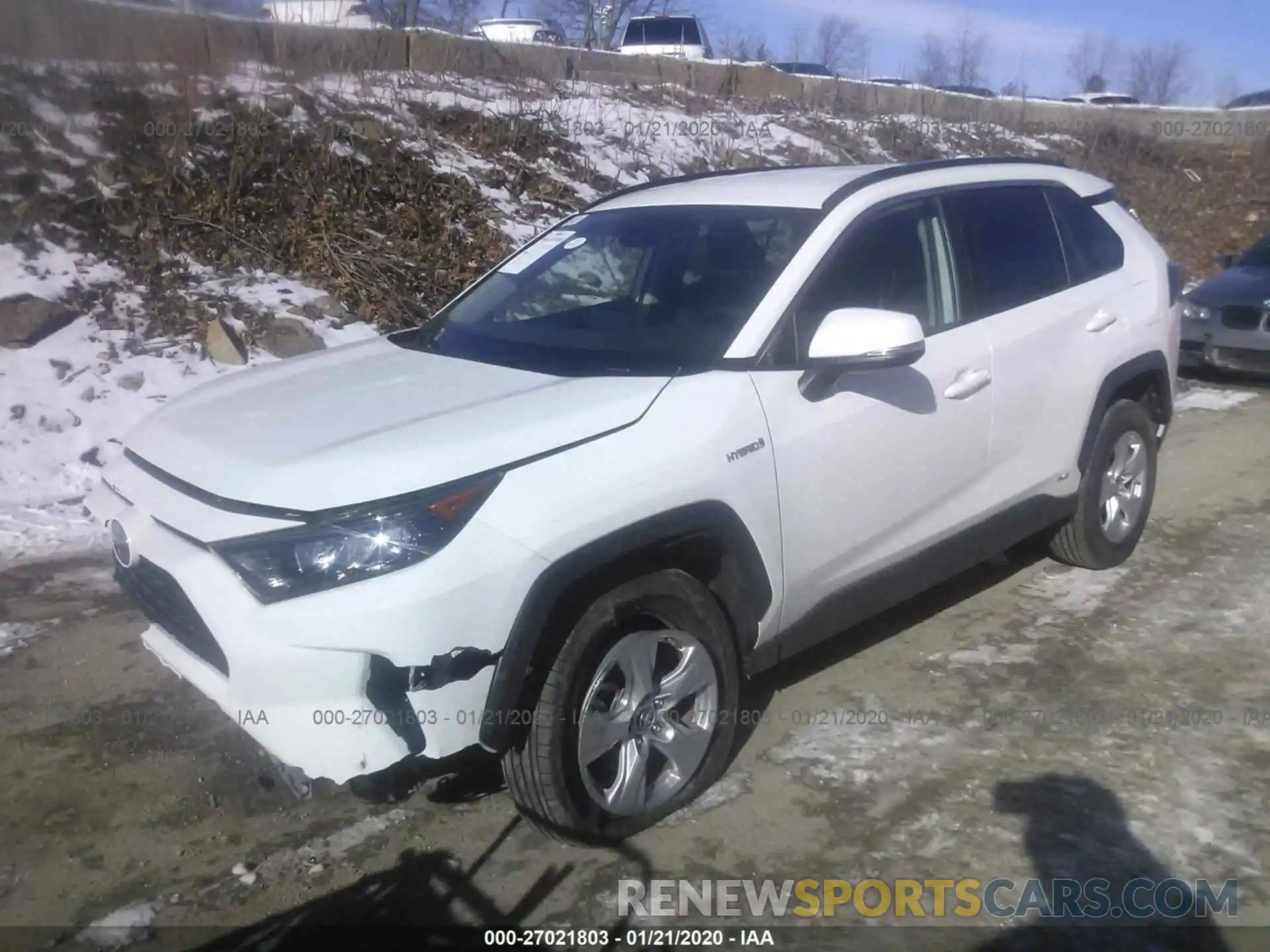 2 Фотография поврежденного автомобиля 2T3MWRFV7KW010501 TOYOTA RAV4 2019