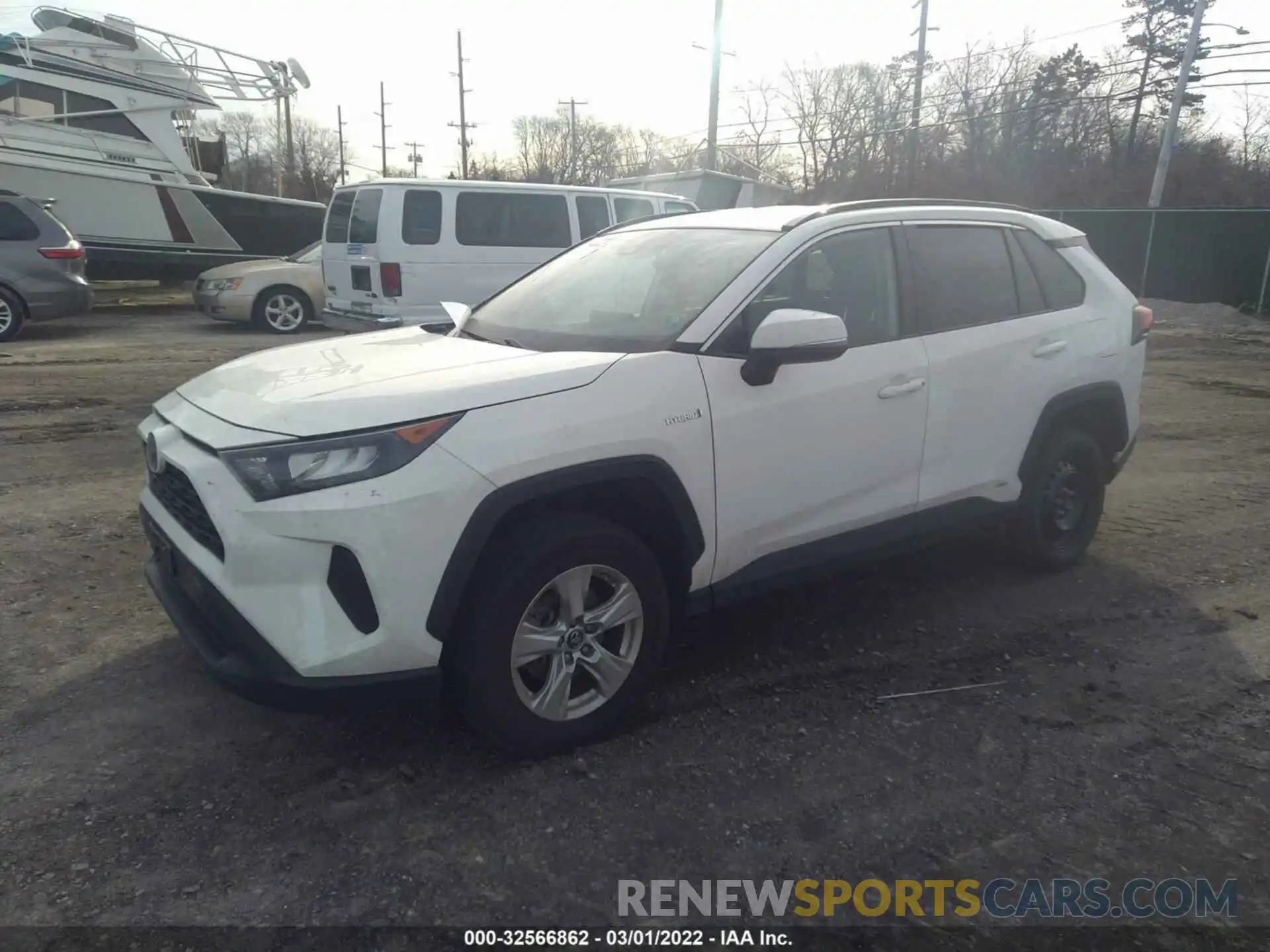 2 Photograph of a damaged car 2T3MWRFV7KW011874 TOYOTA RAV4 2019