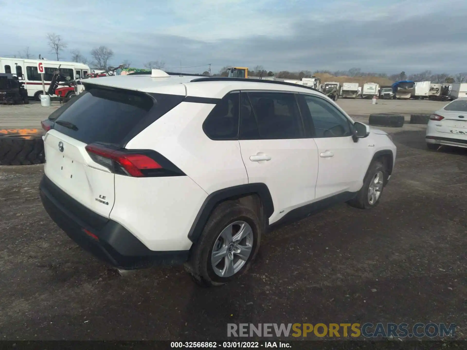 4 Photograph of a damaged car 2T3MWRFV7KW011874 TOYOTA RAV4 2019