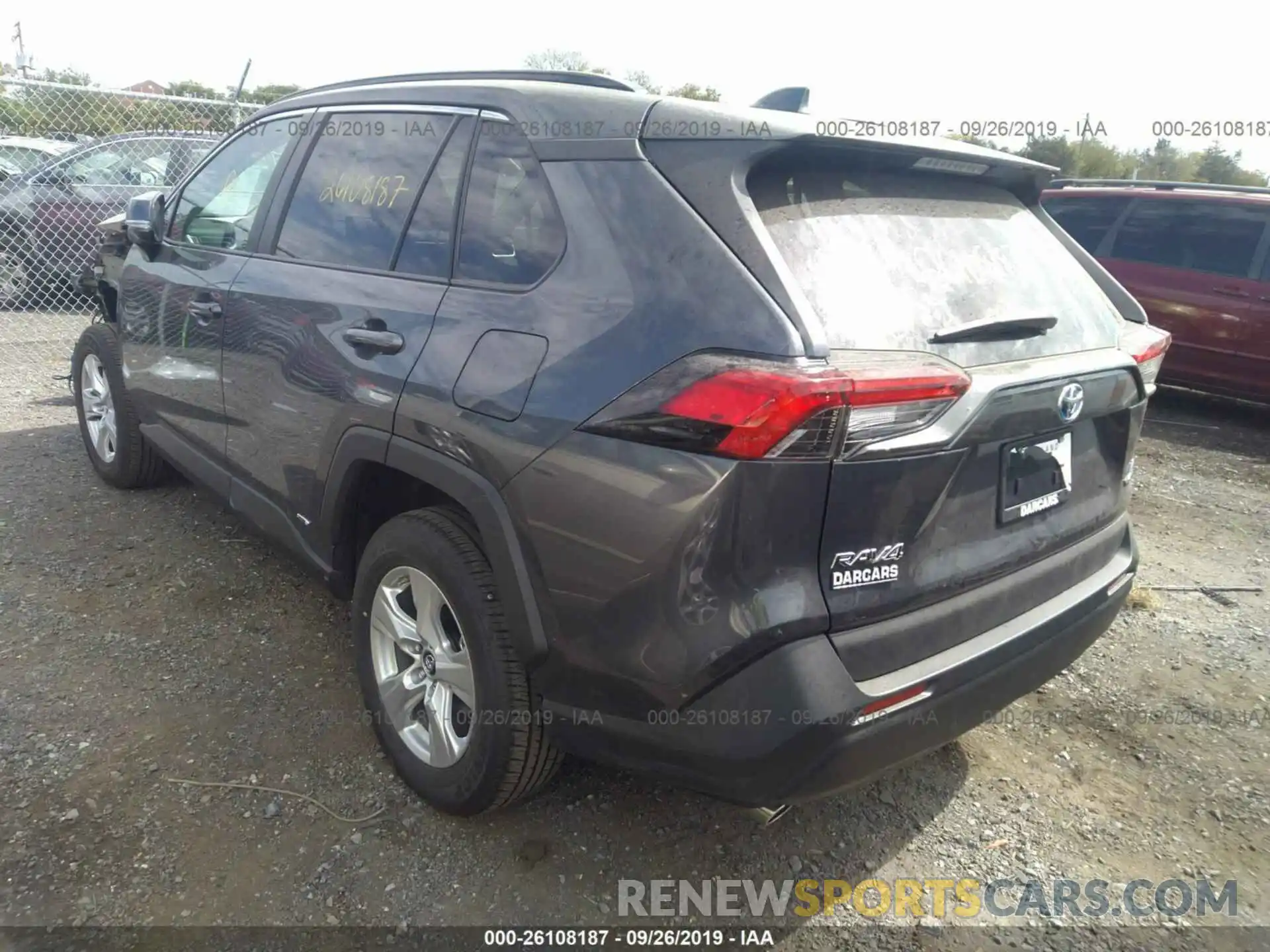 3 Фотография поврежденного автомобиля 2T3MWRFV7KW033180 TOYOTA RAV4 2019