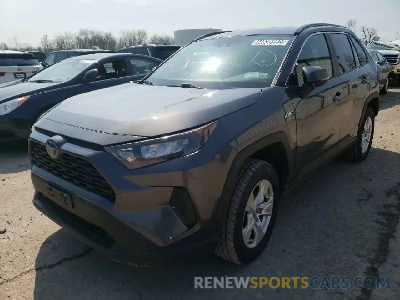 2 Photograph of a damaged car 2T3MWRFV7KW033390 TOYOTA RAV4 2019