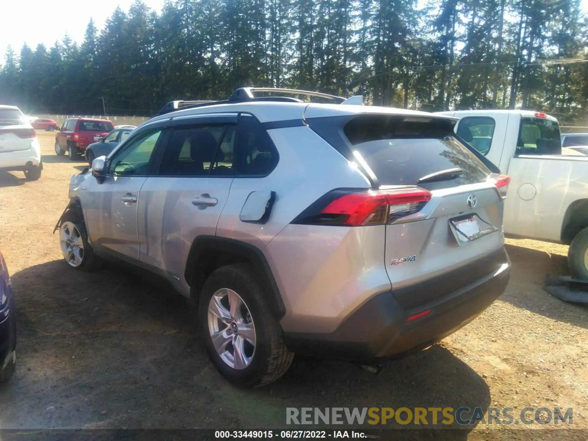 3 Photograph of a damaged car 2T3MWRFV7KW034524 TOYOTA RAV4 2019